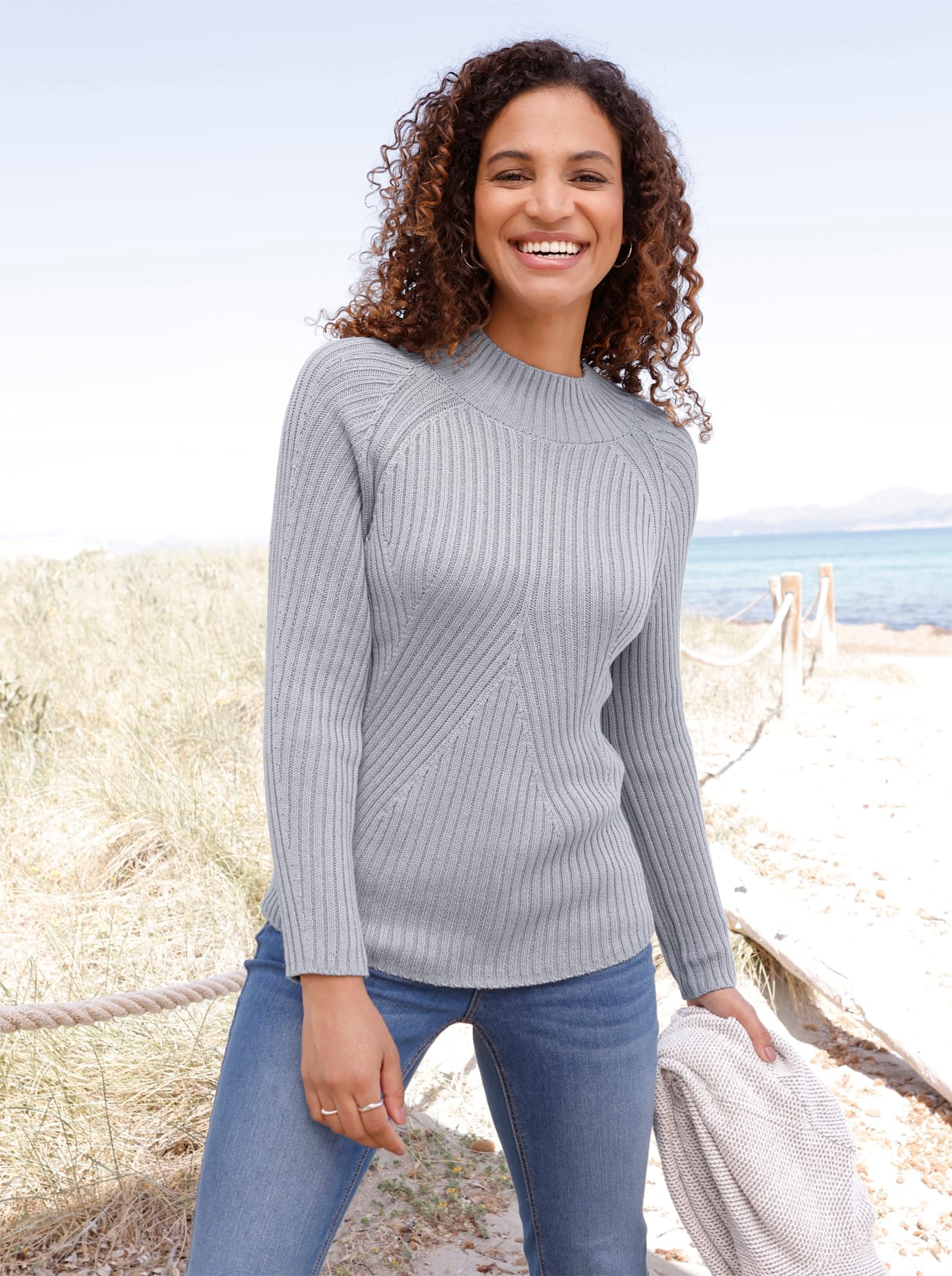 Casual Looks Stehkragenpullover "Stehkragen-Pullover"