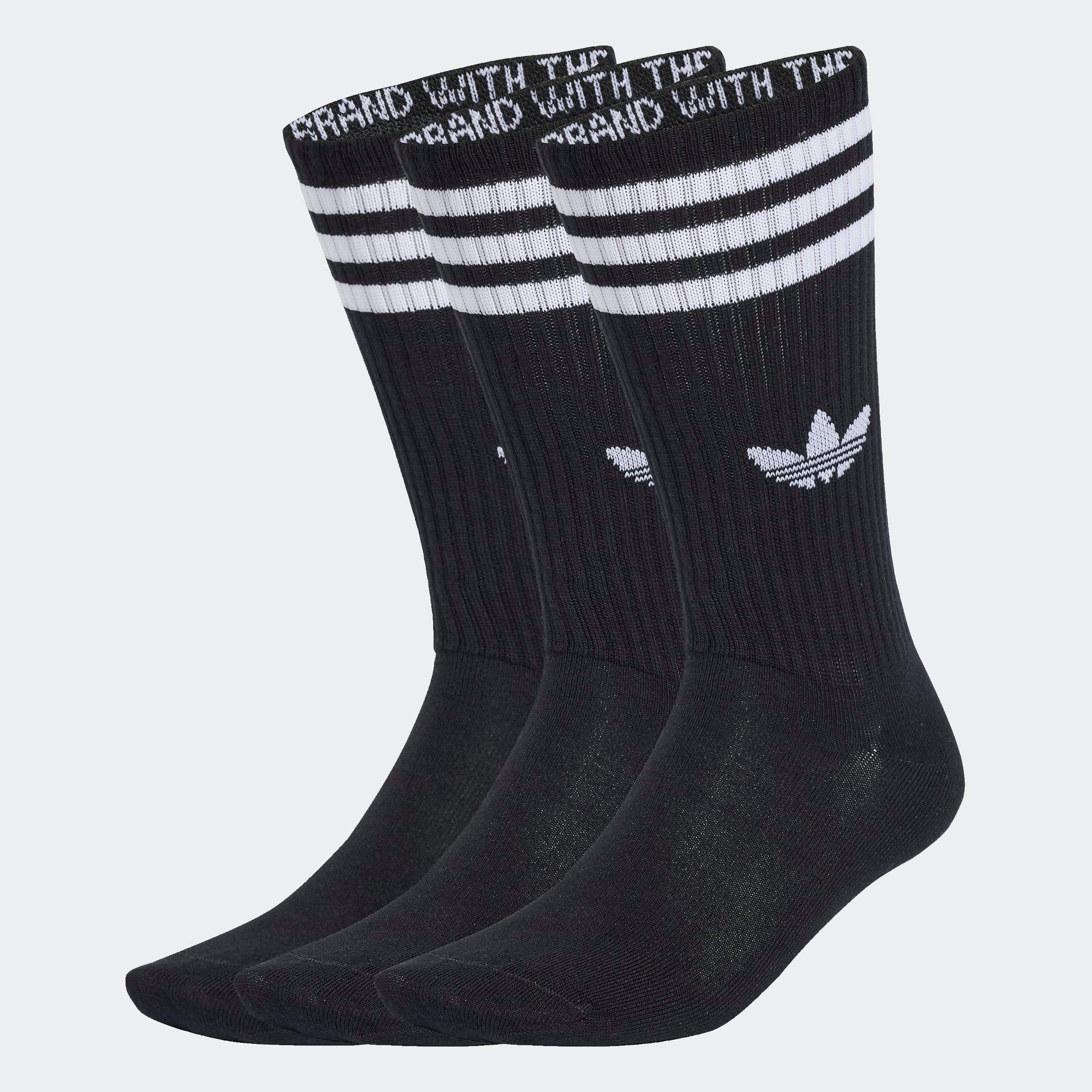 adidas Originals Sportsocken "3-STREIFEN HIGH CREW, 3 PAAR" 3 Paar tlg. wadenlange Passform, 3er-Pack, für Erwachsene