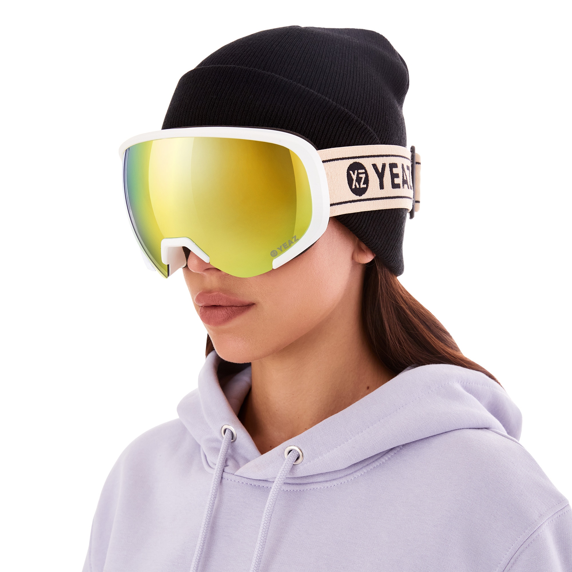 YEAZ Skibrille »Ski- und Snowboard-Brille BLACK RUN«