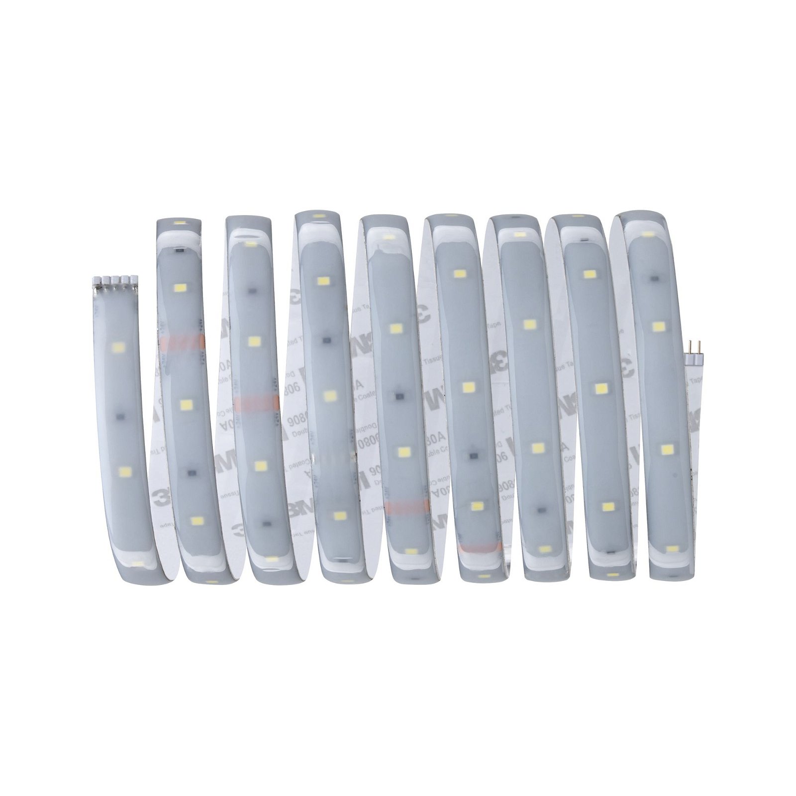 PAULMANN LED-Streifen "MaxLED 250 Stripe 2,5m Daylight 6500K 10W 24V Silber Kunststoff", Flammen 1 Stk., silber, Küche, Lichterketten, IP44 Cover