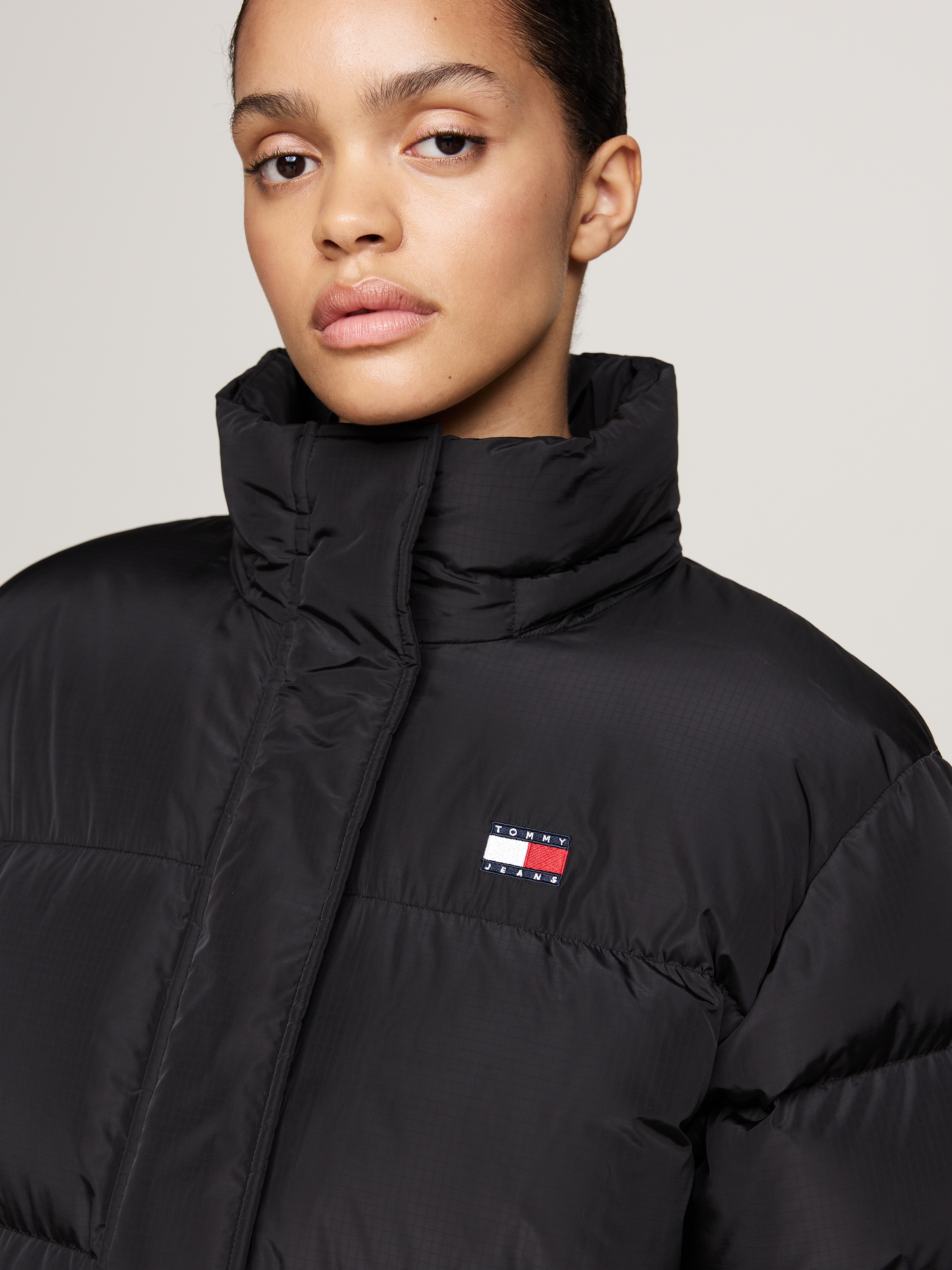 Tommy Jeans Curve Steppmantel »TJW ALASKA LONG PUFFER EXT«, in Großen Größen