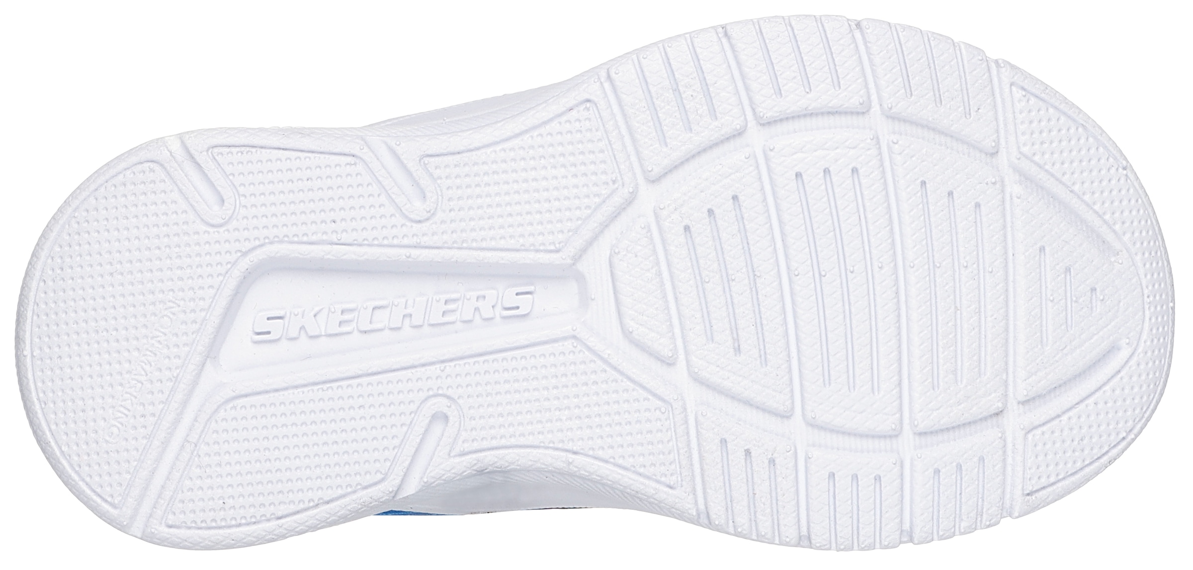 Skechers Sneaker »MICROSPEC ADVANCE«, Babyschuh mit zusätzlichem Gummizug, Größenschablone zum Download