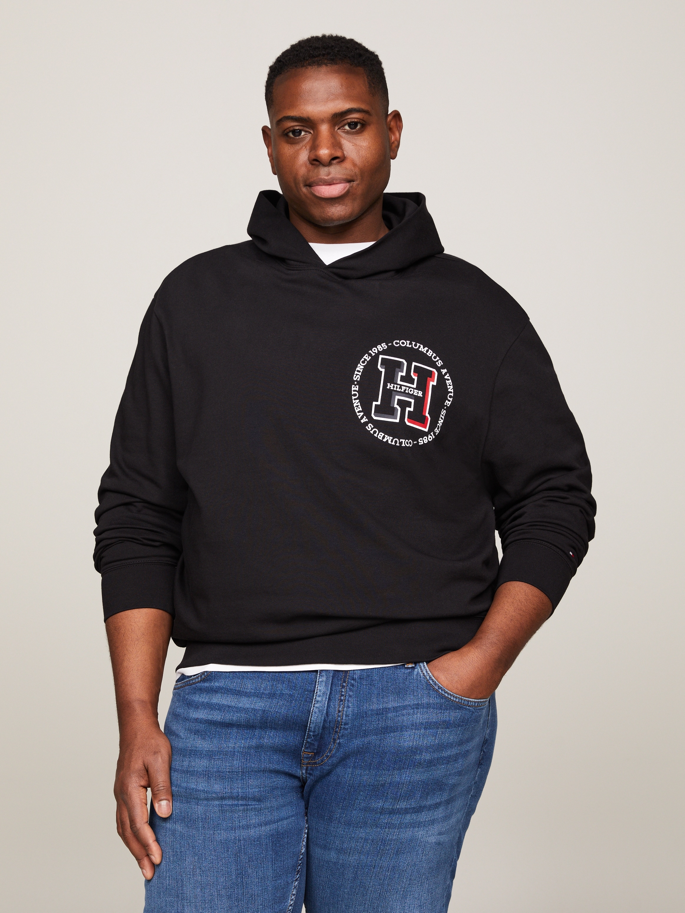 Tommy Hilfiger Big & Tall Hoodie "BT-HILFIGER H ROUNDEL HOODY-B", Große Größen