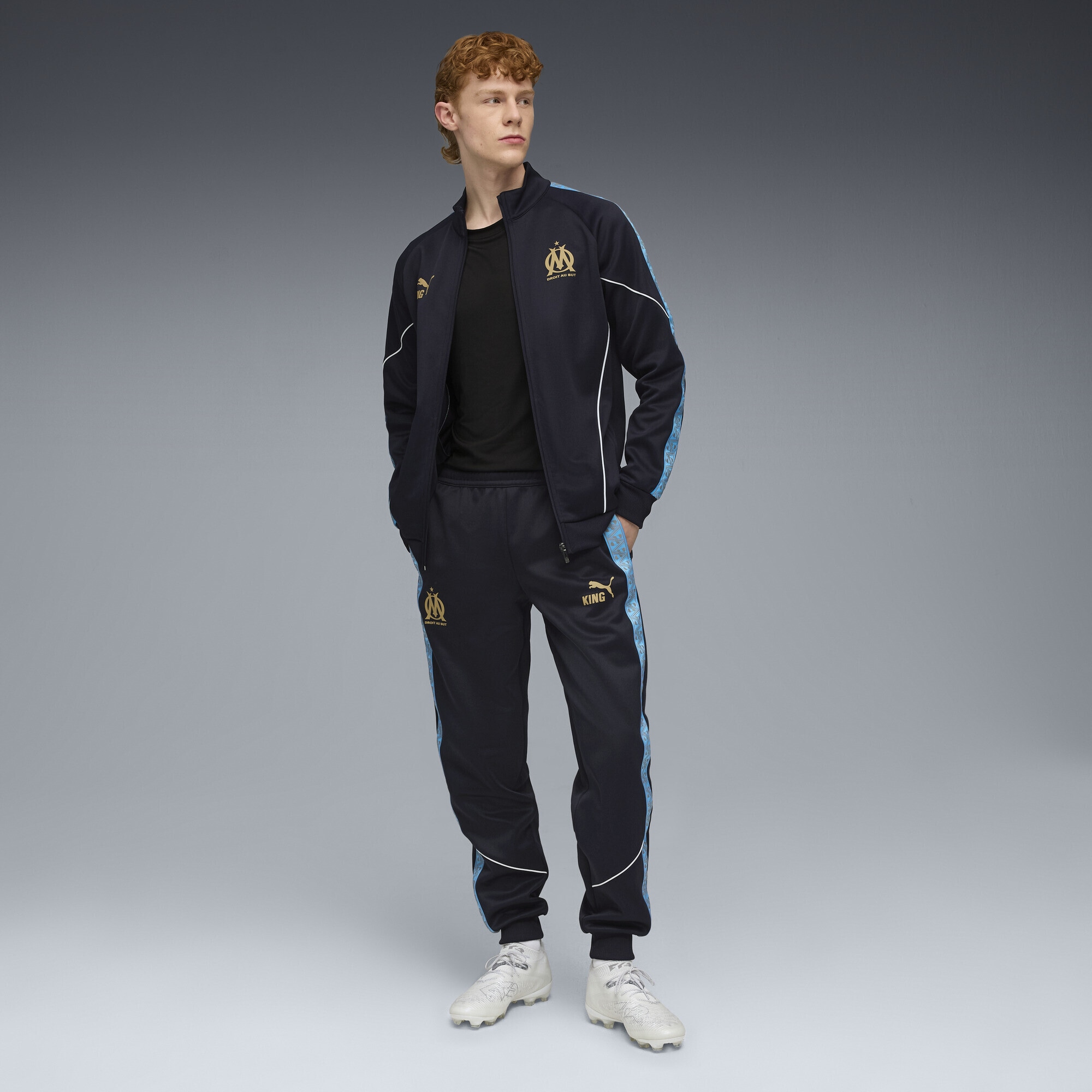 PUMA Sporthose »Olympique de Marseille KING Anthem Hose Herren«