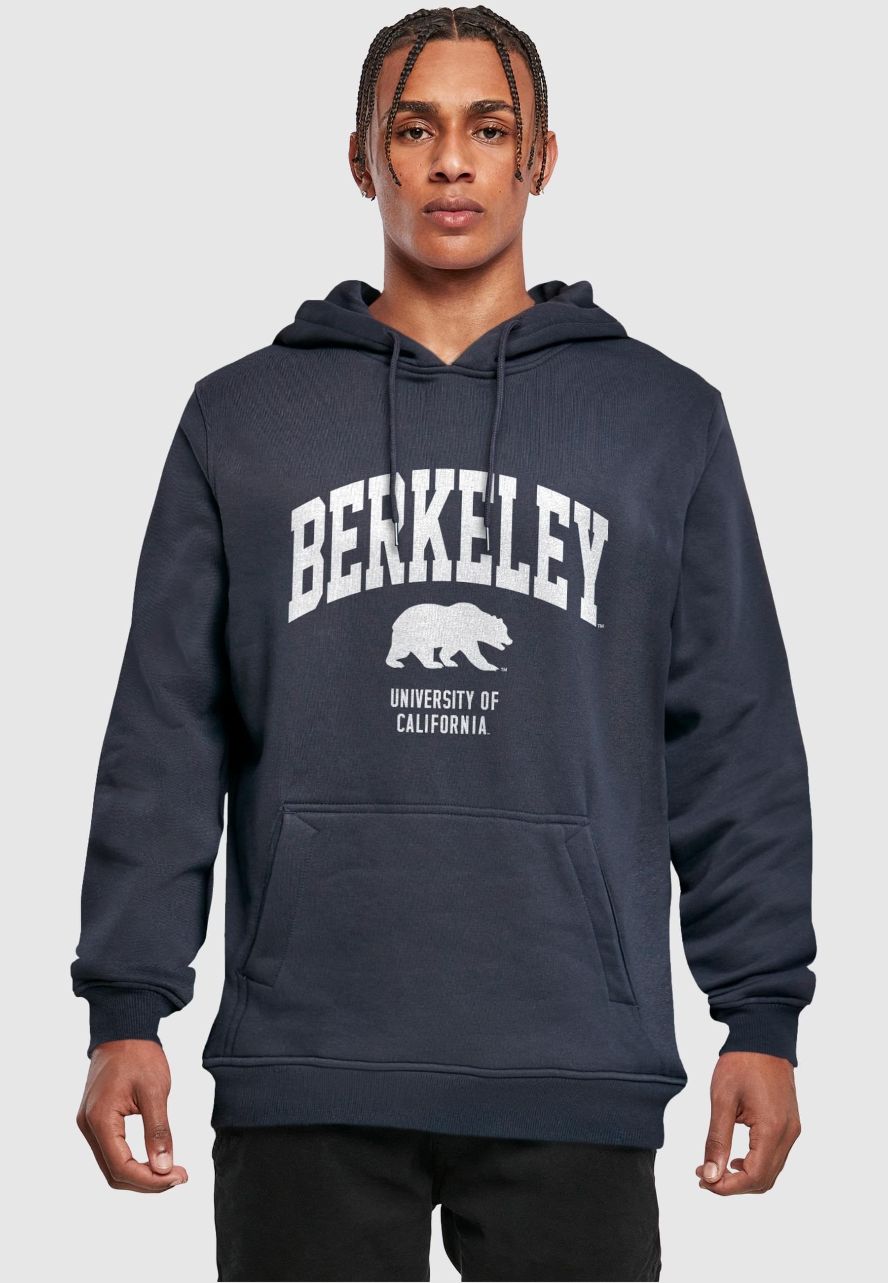 Merchcode Kapuzensweatshirt »Merchcode Herren Berkeley University - Bear Hoody«, (1 tlg.)