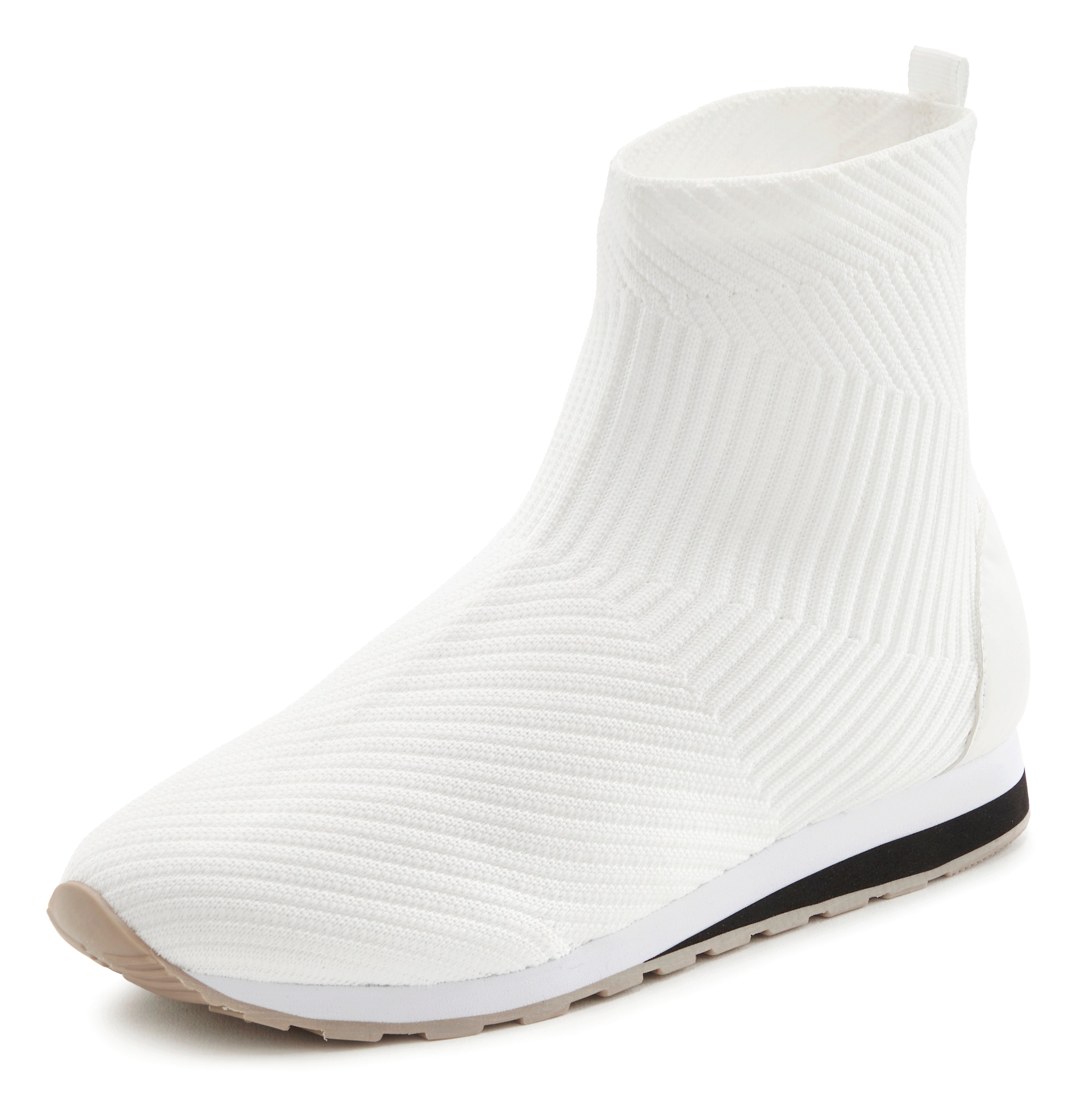 Thumbnail - Vivance Stiefelette "Sneaker" aus elastischem Material, zum Reinschlüpfen VEGAN