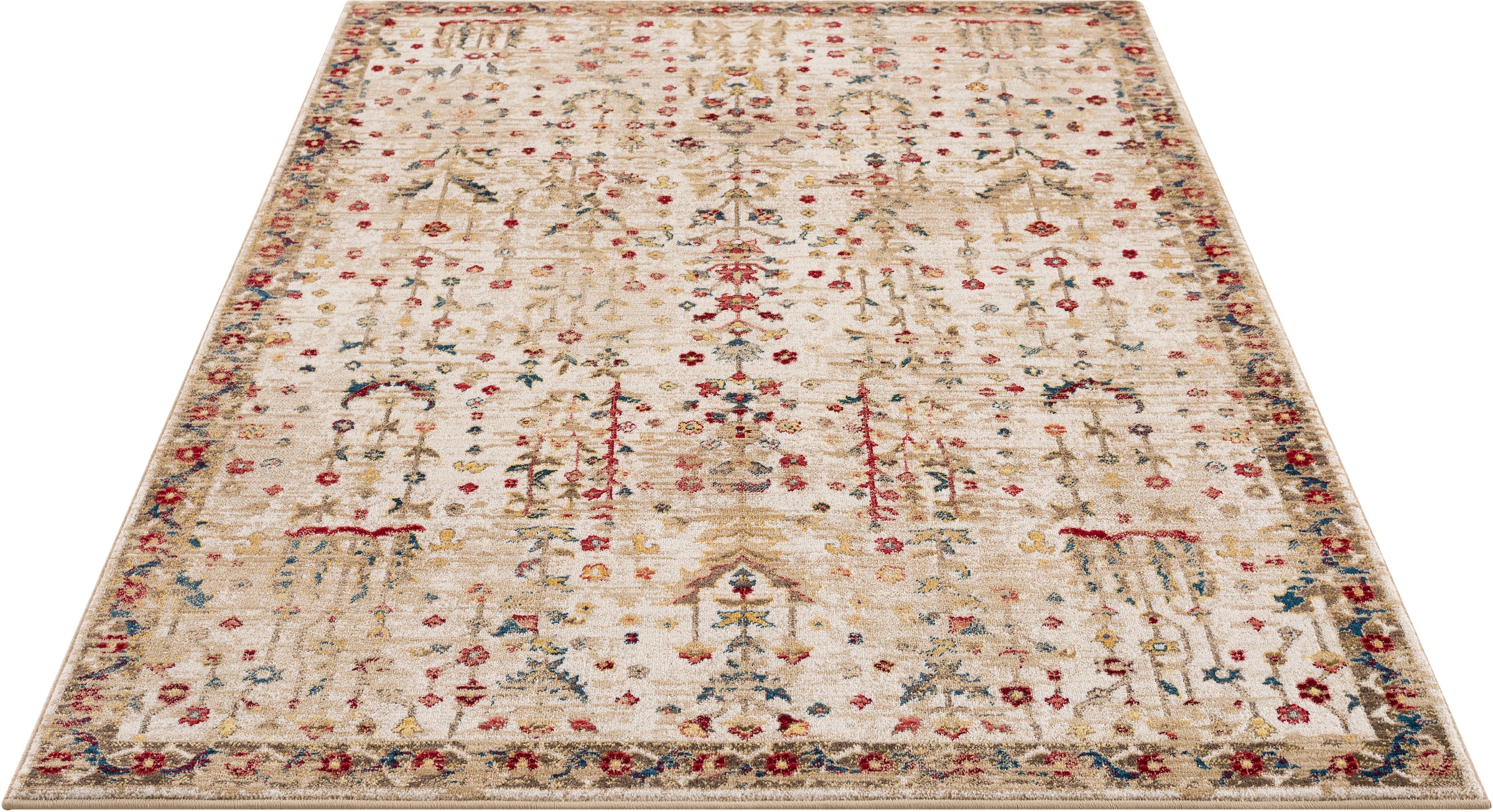Home Teppich Bordüre, im | Orient-Design, rechteckig, Vintage BAUR Teppich mit affaire »Clovis«,