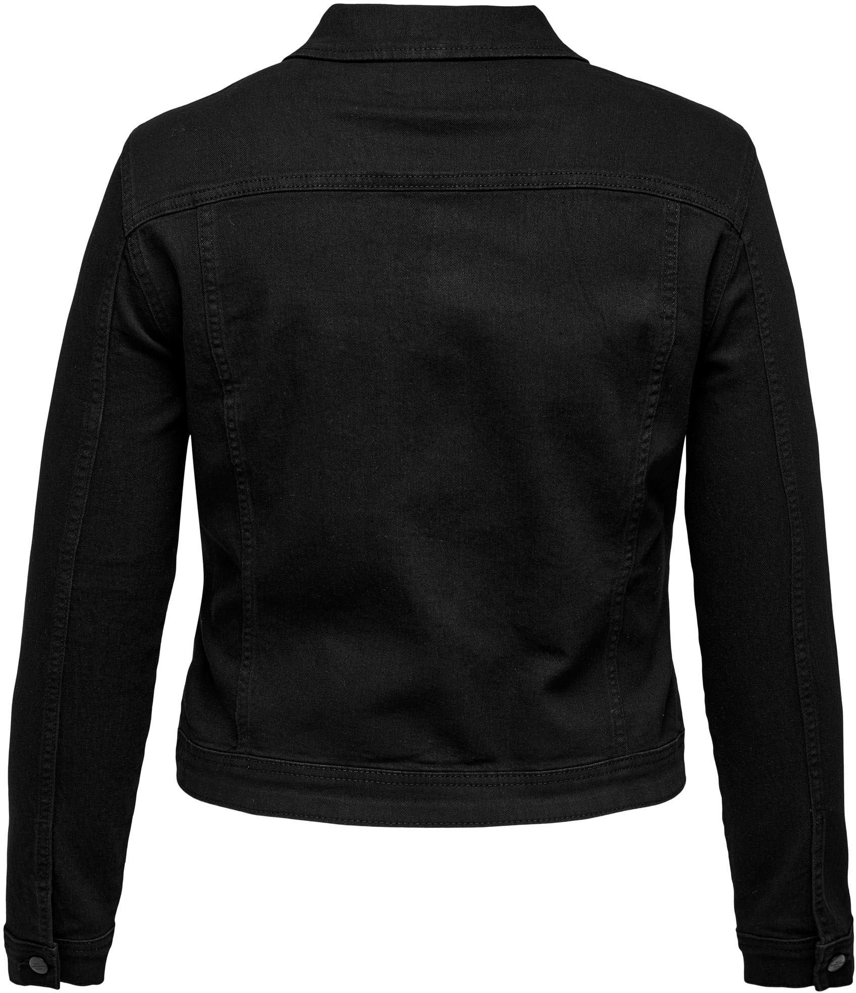 ONLY CARMAKOMA Jeansjacke CARWESPA LS JACKET BLACK DNM günstig online kaufen