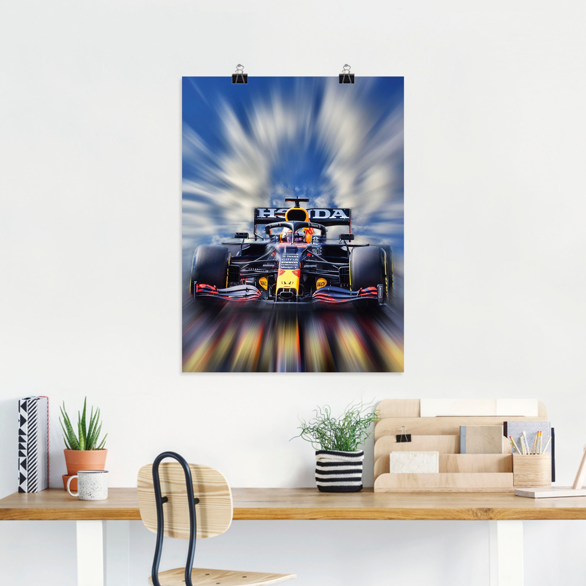 Artland Wandbild "Max Verstappen - Weltmeister der Formel1" Auto 1 Stk. tlg günstig online kaufen