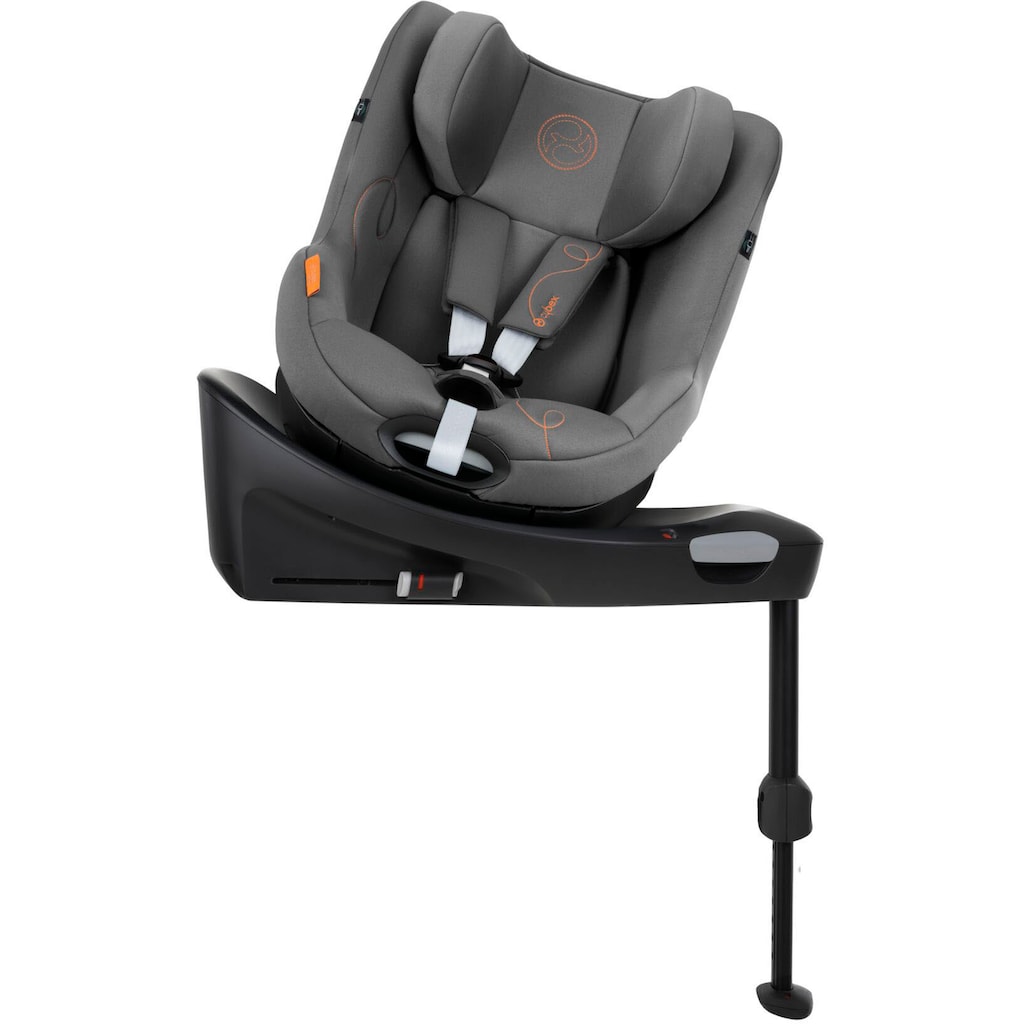 Cybex Autokindersitz »Sirona Gi i-Size, lava grey«, (2 tlg.)