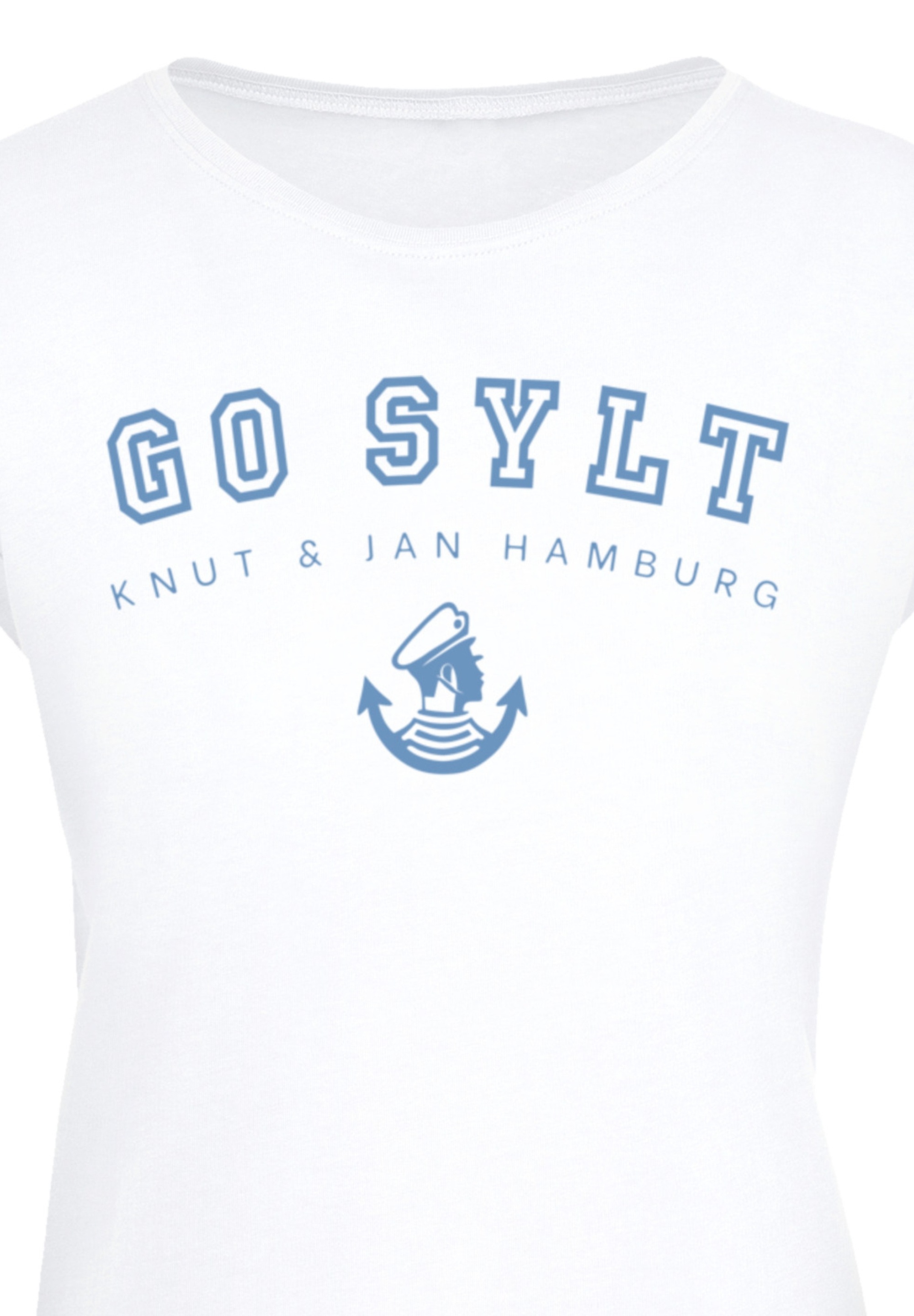 F4NT4STIC T-Shirt »PLUS SIZE Go Sylt«, Print