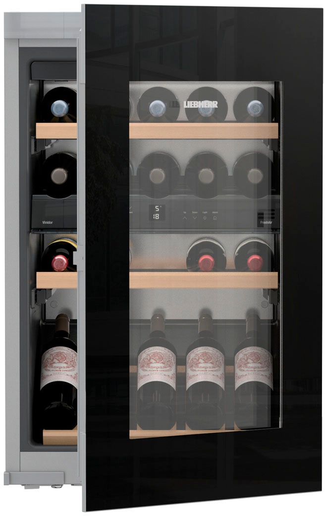 Liebherr Einbauweintemperierschrank »EWTgb 1683 Vinidior«, für 33 St. Standardflaschen á 075l, FreshAir-Aktivkohlefilter, Kindersicherung
