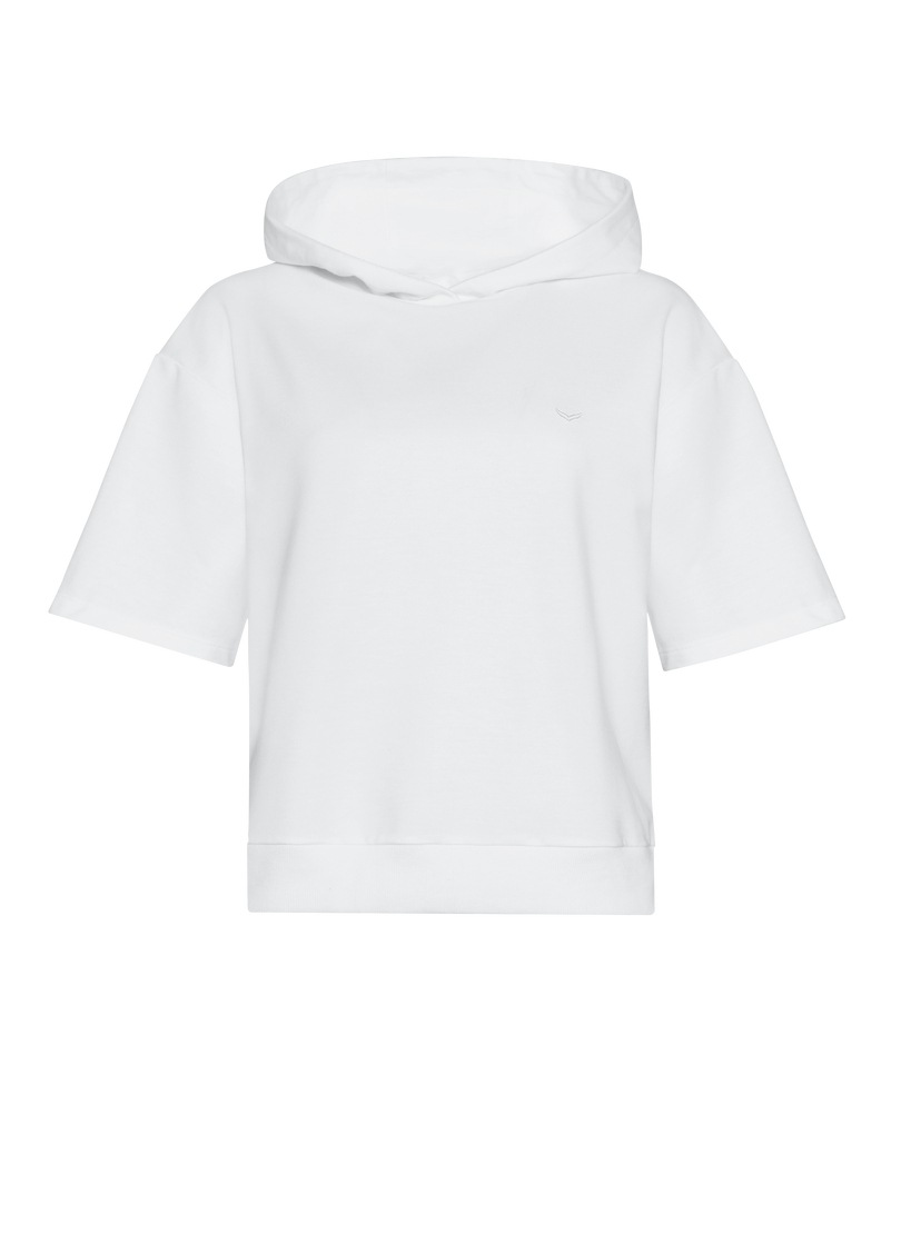 Trigema Kapuzensweatshirt "TRIGEMA Kurzarm Cropped Hoodie" günstig online kaufen