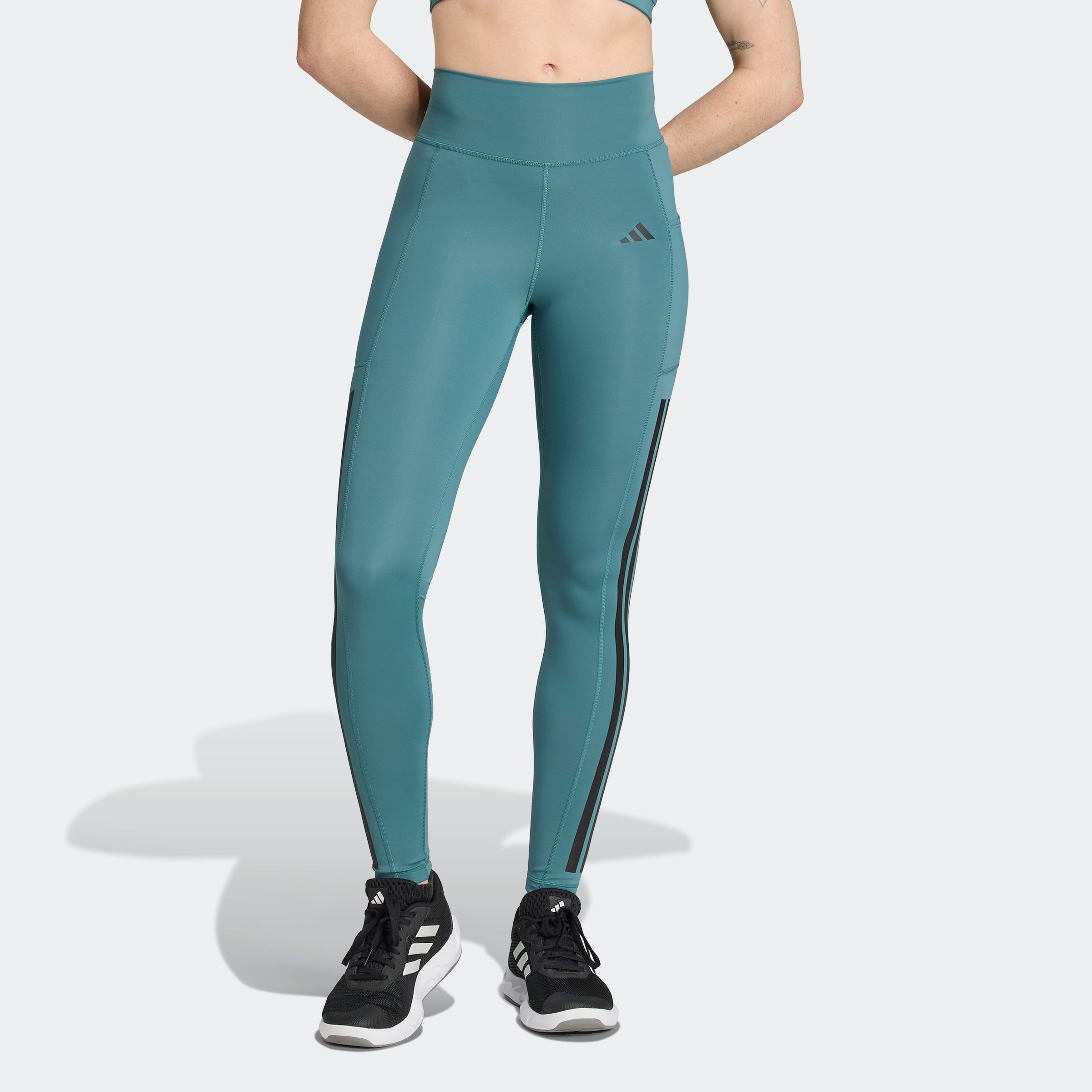 adidas Performance Trainingstights "OPTIME 3-STREIFEN FULL LENGTH LEGGINGS"
