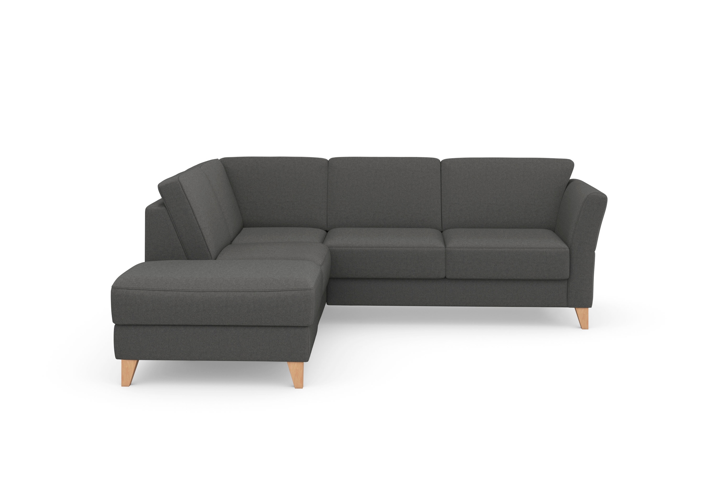 sit&more Ecksofa "Visby L-Form", Wahlweise mit Bettfunktion und Stauraum, f günstig online kaufen