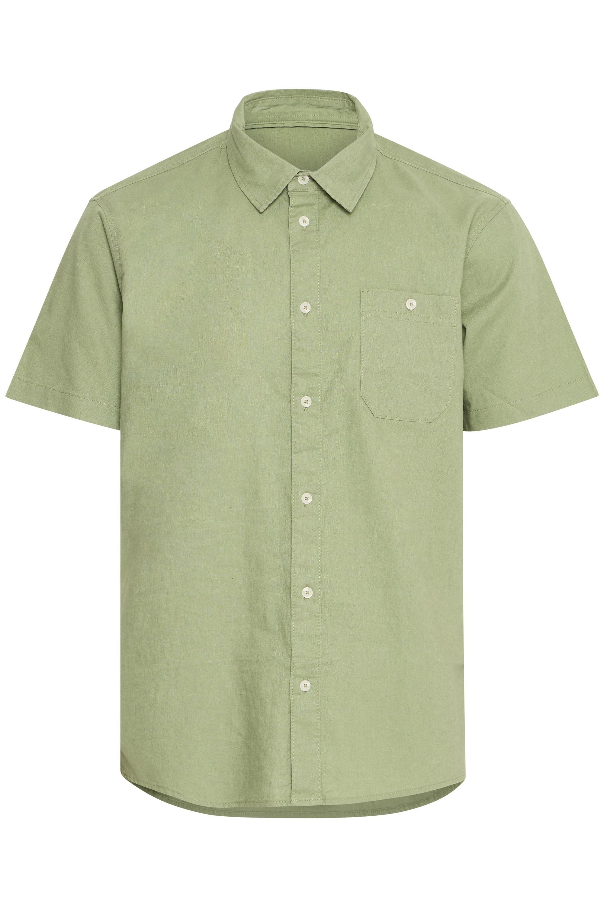 Blend Leinenhemd "BHBay Linen" Stilvolles Kurzarmhemd aus Leinenmix günstig online kaufen