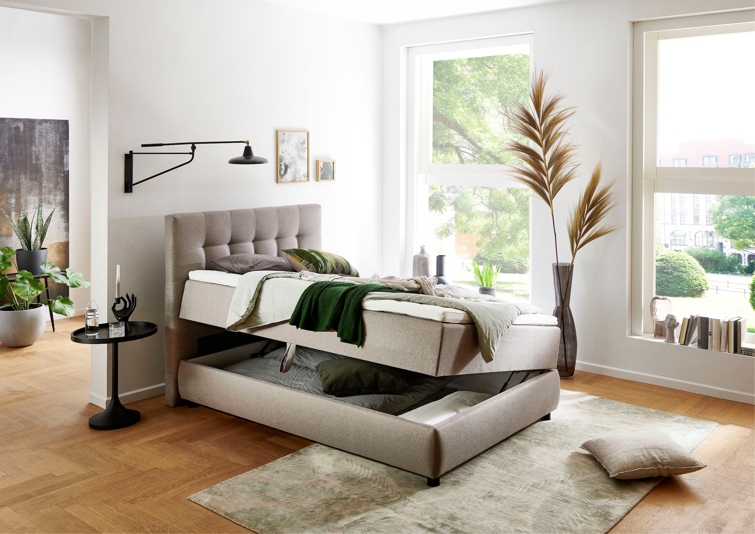 ATLANTIC home collection Boxbett »LILO«, inkl. Bettkasten und Topper