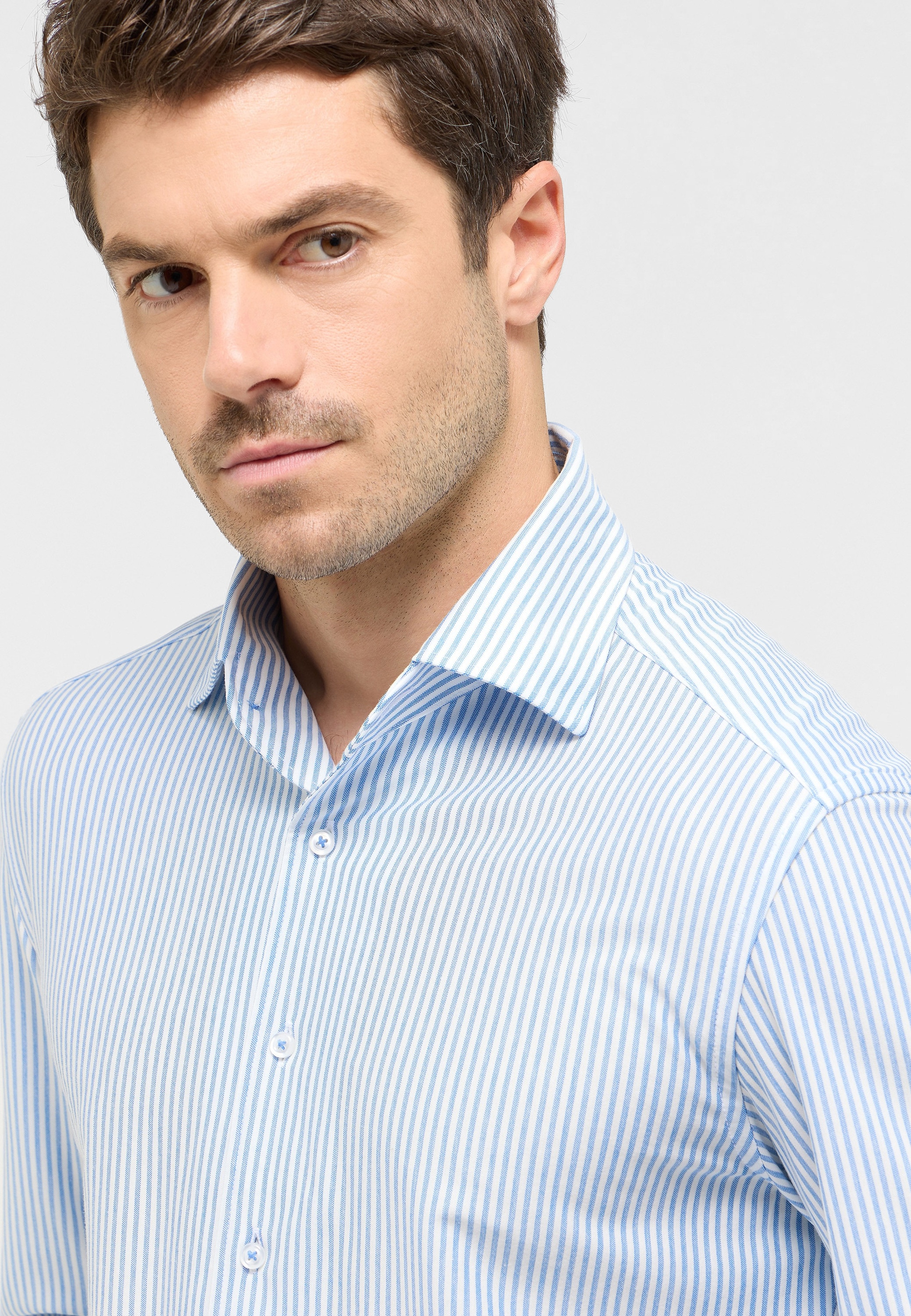 Eterna Langarmhemd »SLIM FIT«, NON IRON (bügelfrei)