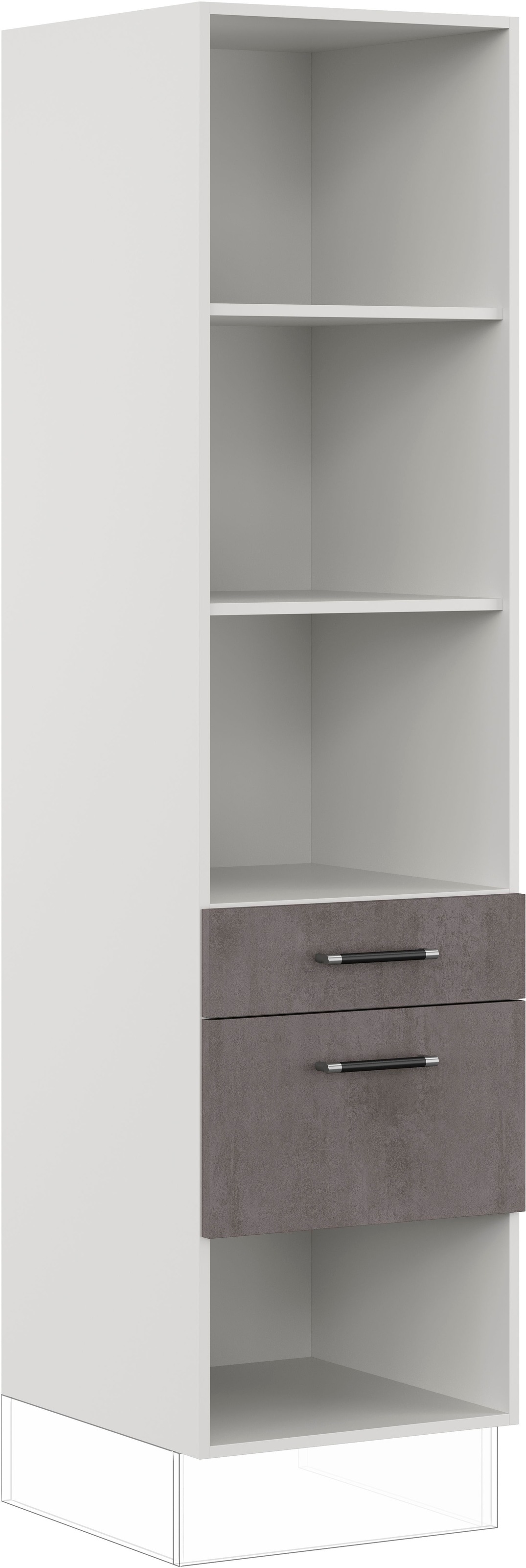 Seitenschrank »"Prag", Breite/Höhe: 50/190,7 cm, mit Soft-Close«, vormontiert, mit...