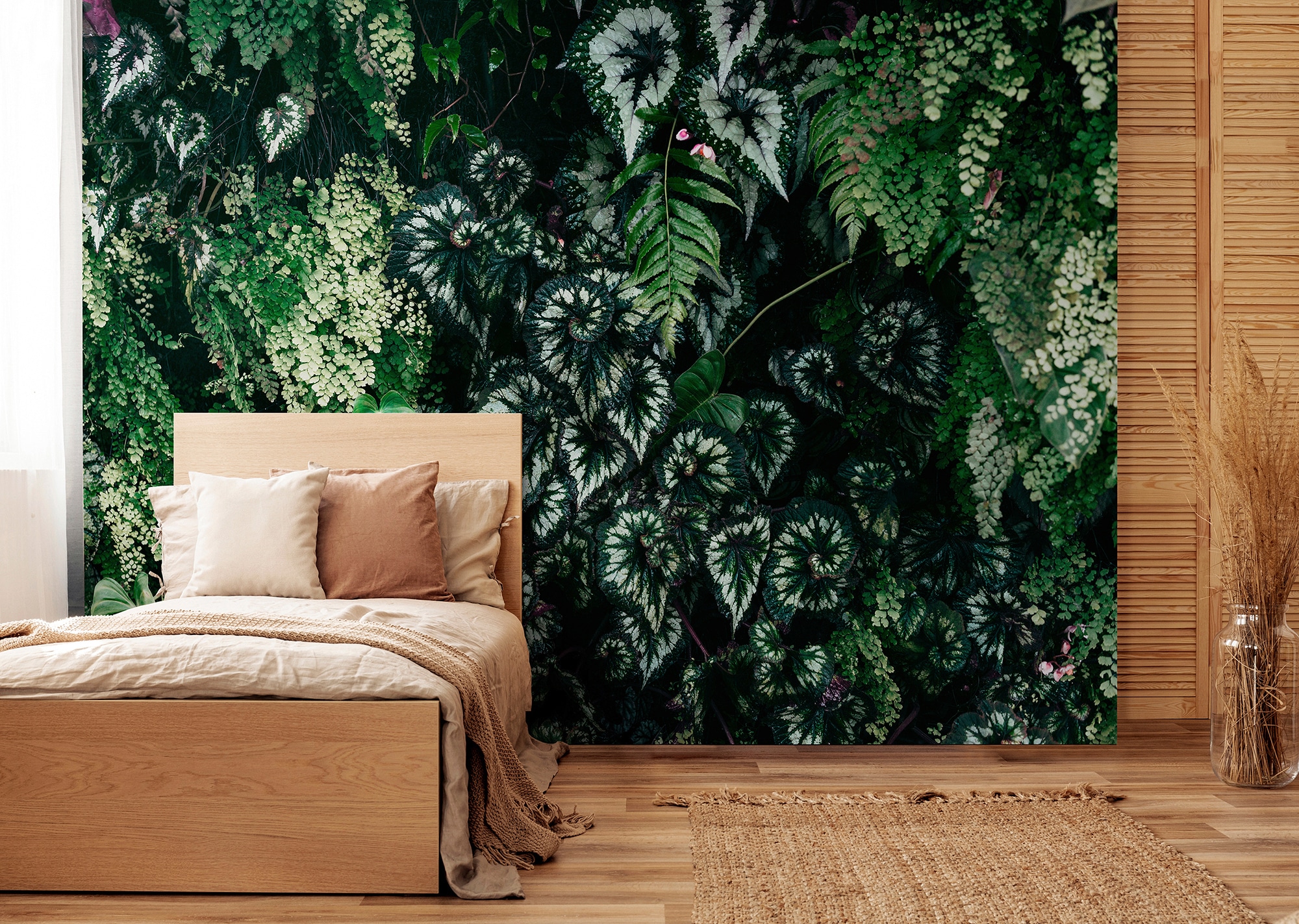 living walls Fototapete »Walls by Patel Deep Green«, Vlies, Wand