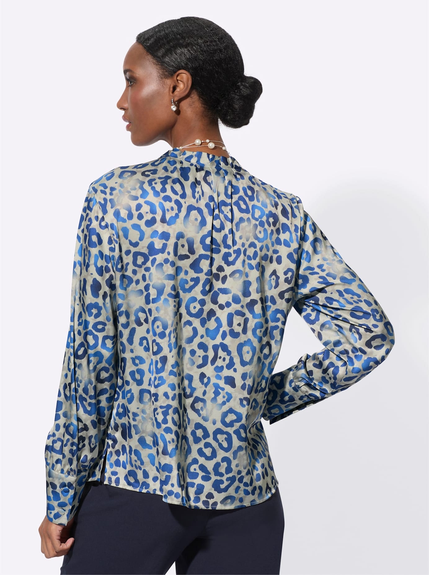 creation L Satinbluse