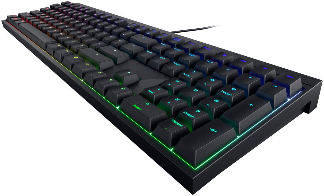 Cherry Gaming-Tastatur »MX 2.0S«, (Fn-Tasten-Gaming-Modus-Lautstärkeregler-Multimedia-Tasten-USB-Anschluss-Windows-Sperrtaste-Ziffernblock-Anpassbare Höhe)
