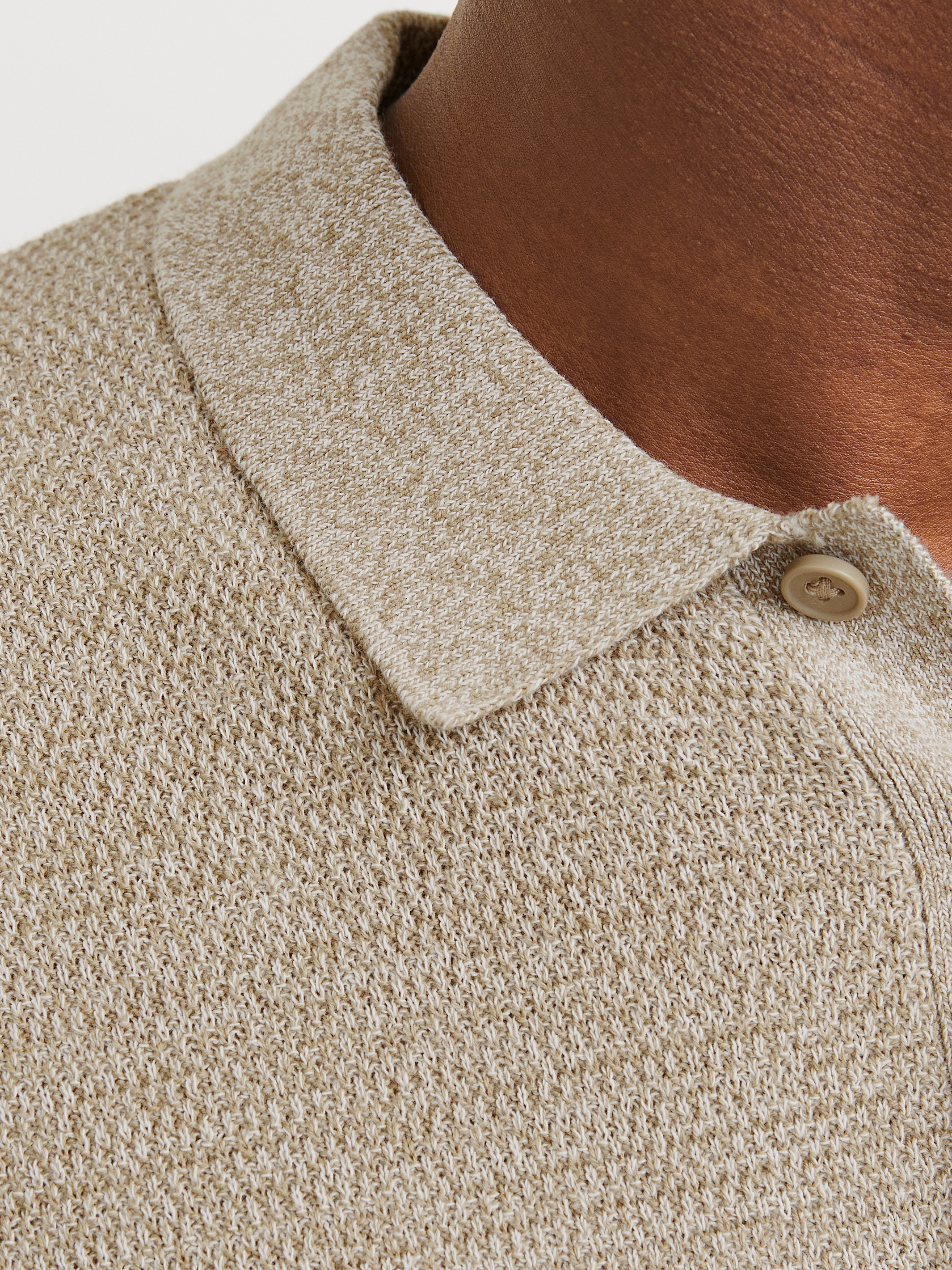 Jack & Jones Kurzarmpullover »JJEGEORGE KNIT POLO SS SN«, mit Polo Kragen