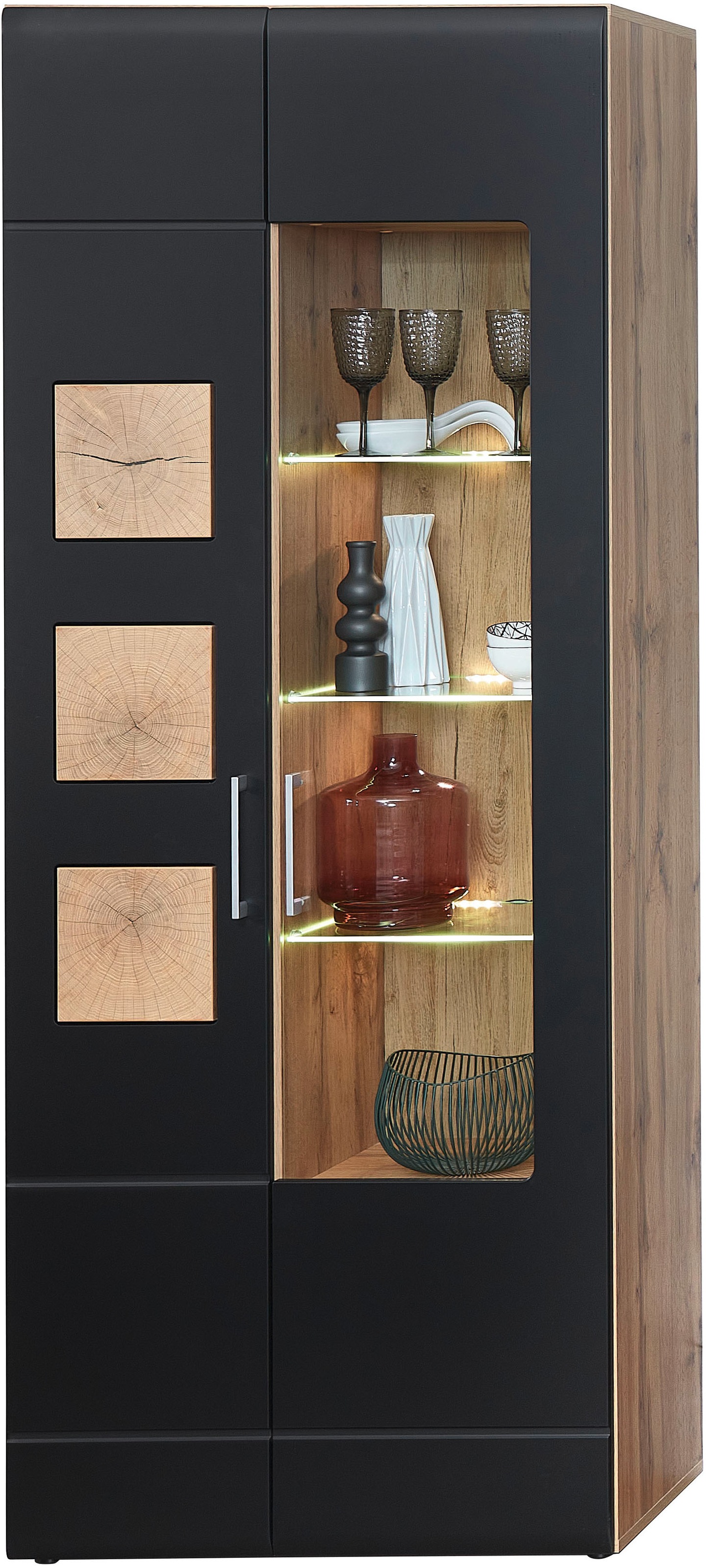 Innostyle Vitrine "Sonate" 3 Stk. tlg. Elemente sind flexibel kombinierbar günstig online kaufen