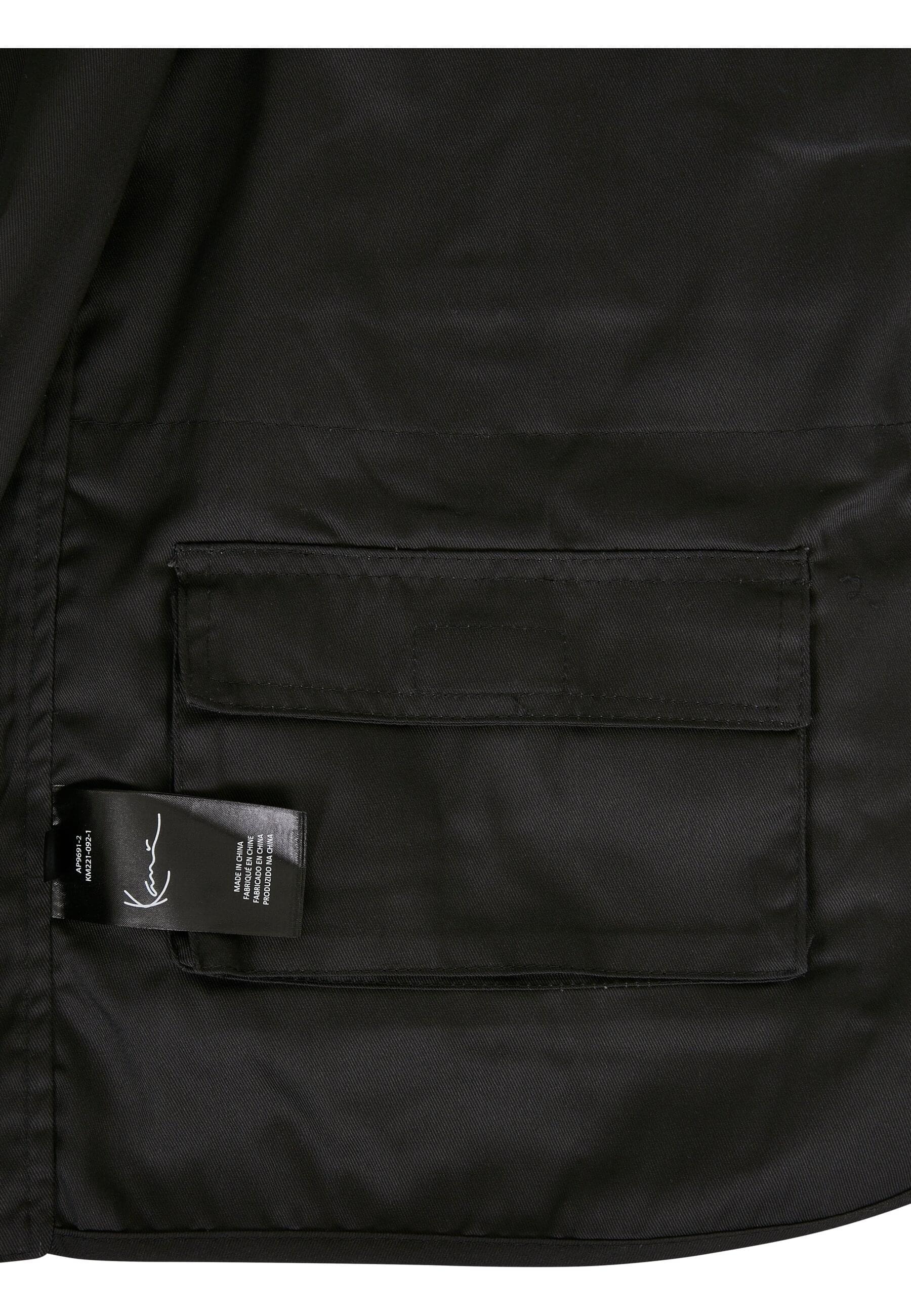 Karl Kani Steppweste »Karl Kani KK Small Signature Vest black«, (1 tlg.)