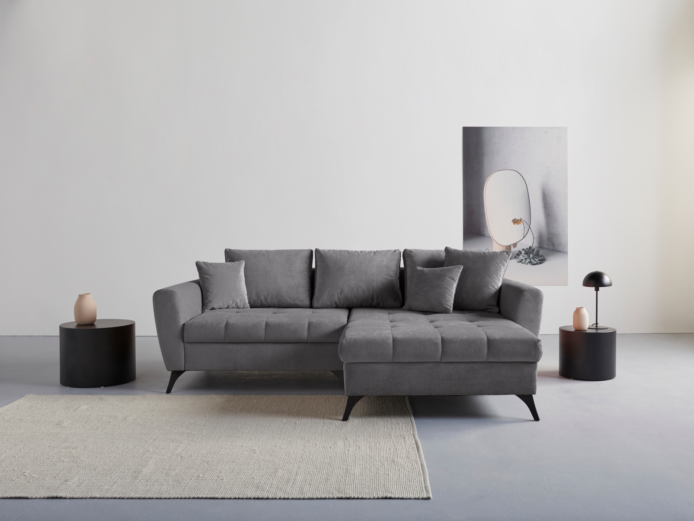 Ecksofa »Lörby L-Form«, Belastbarkeit bis 140kg pro Sitzplatz, auch mit Aqua clean-Bezug