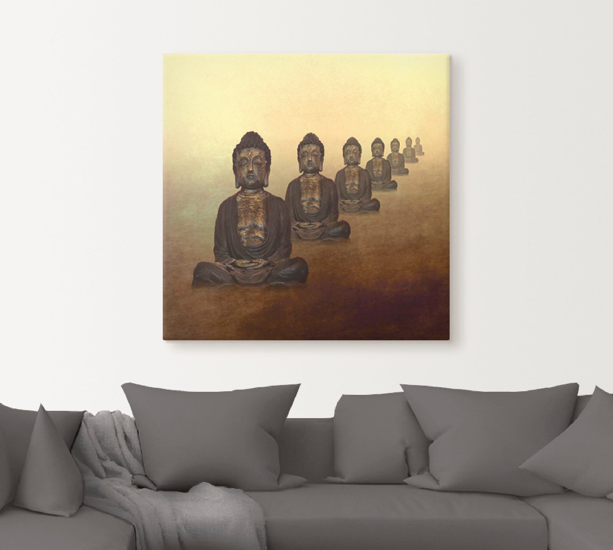 Artland Wandbild »Buddha II«, Religion, (1 St.), als Alubild, Leinwandbild, Wandaufkleber oder Poster in versch. Größen