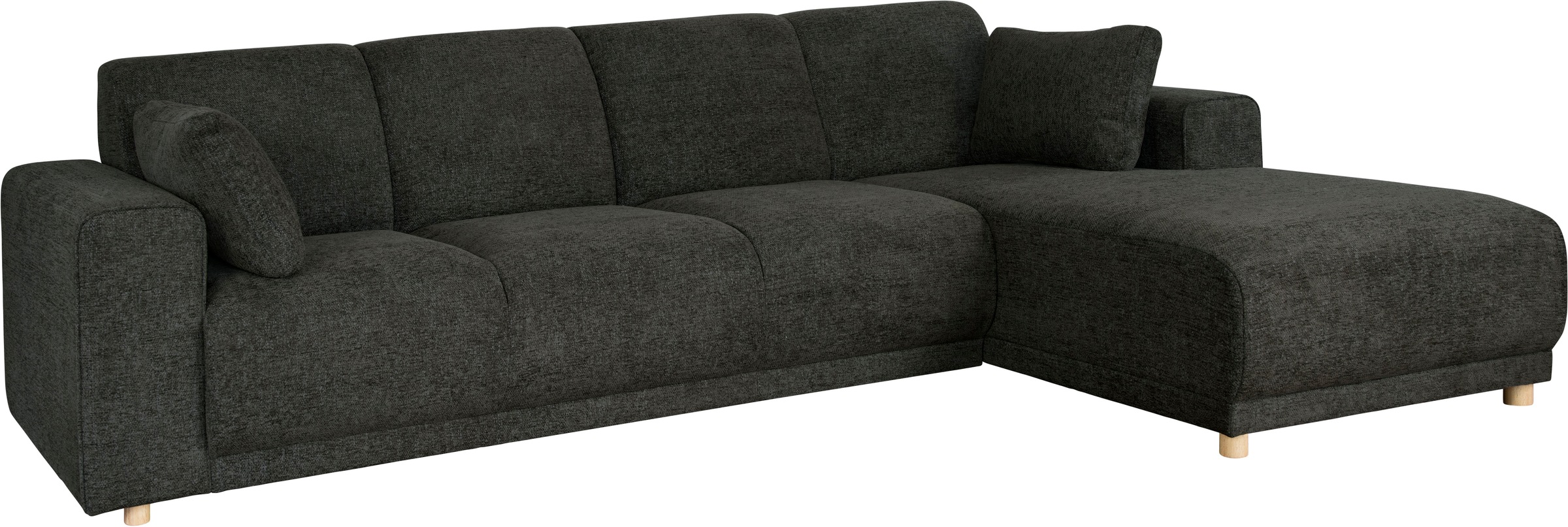 Home affaire Ecksofa »LEMPS wahlweise Recamiere links oder rechts L-Form«, incl. Zierkissen, Stellmaße 297x162 cm