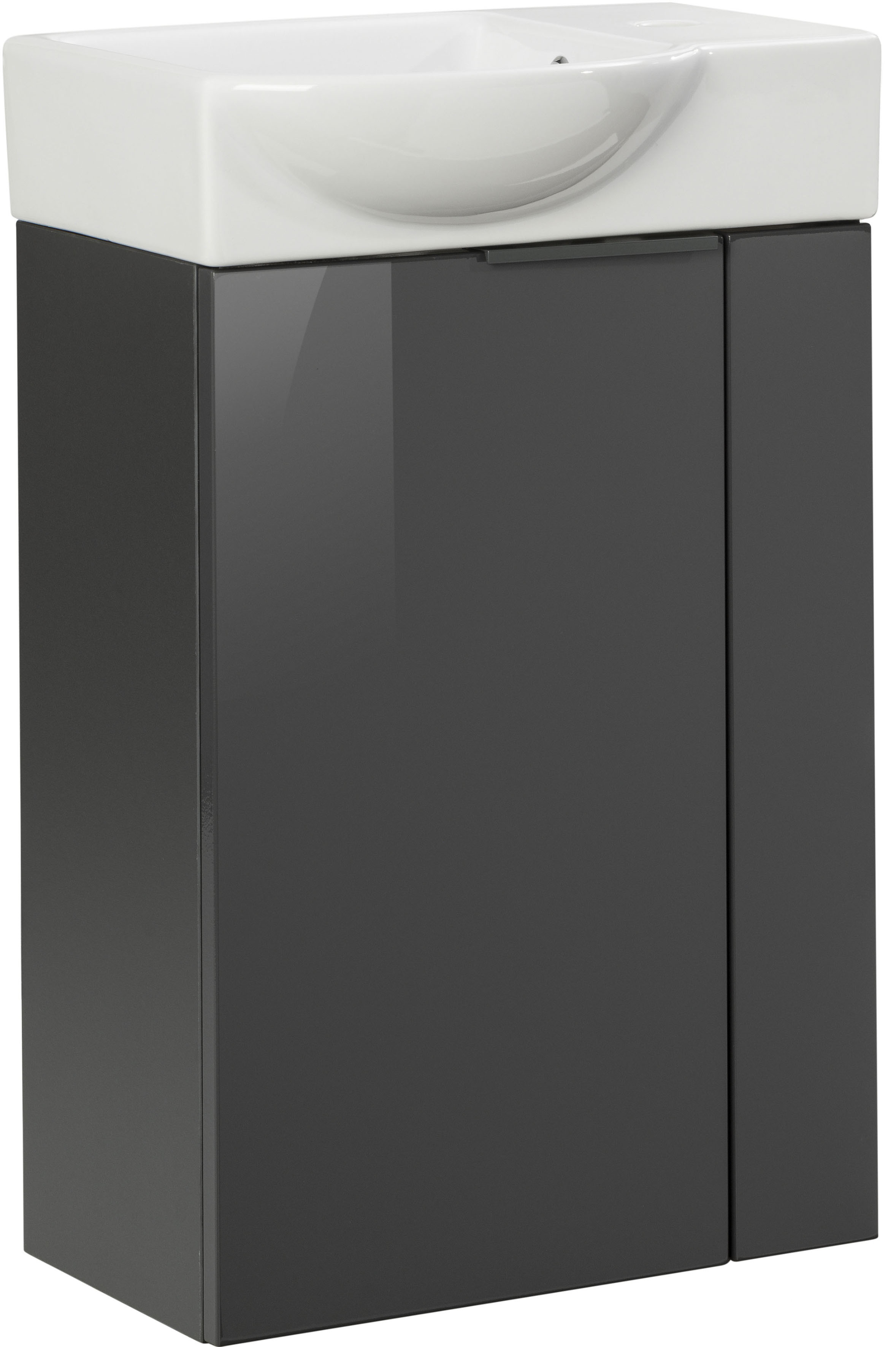 FACKELMANN Waschtisch "SBC" Set, bestehend aus Becken und Unterbau, Breite ca. 45 cm