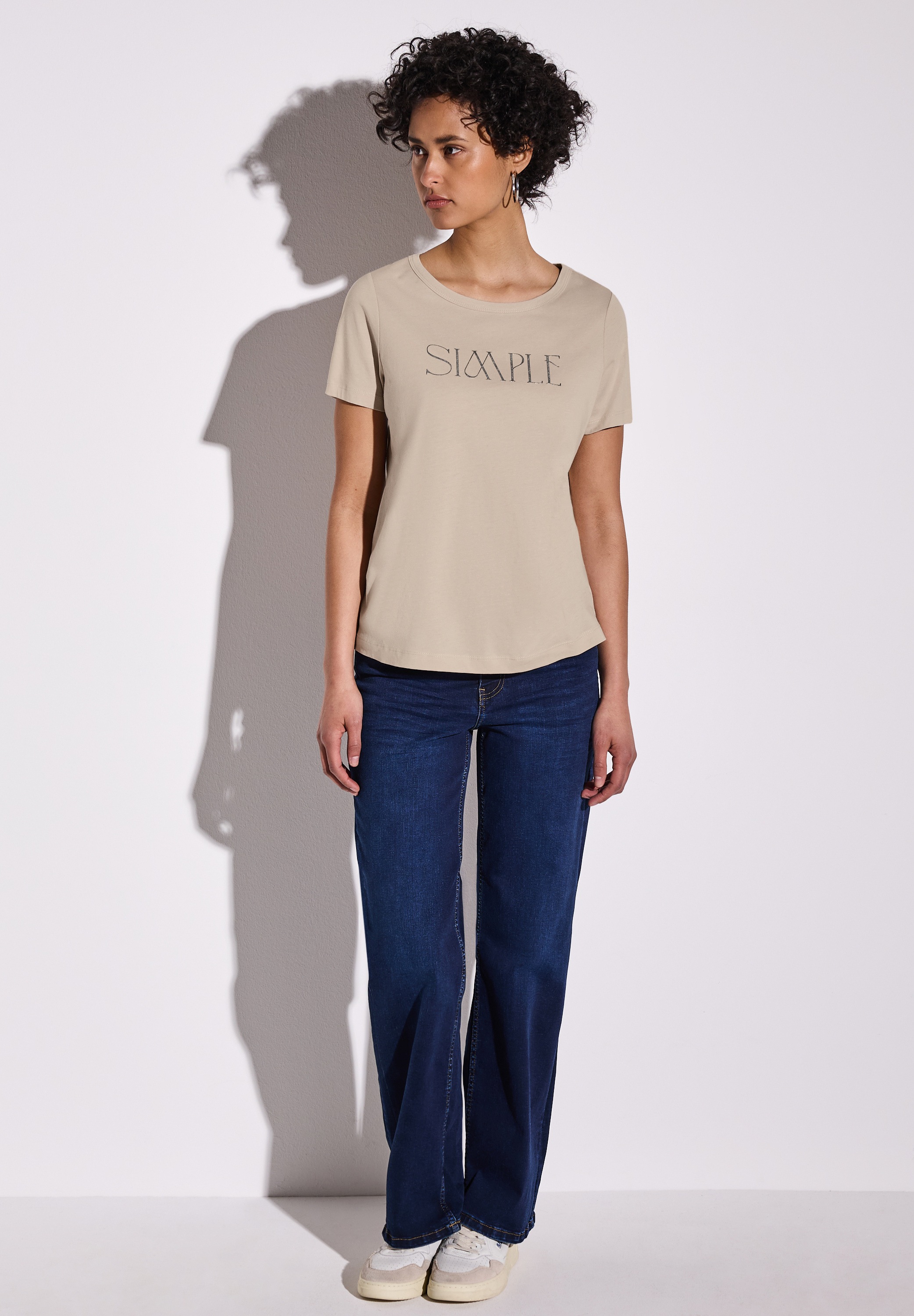 STREET ONE T-Shirt, mit Rundhalsausschnitt