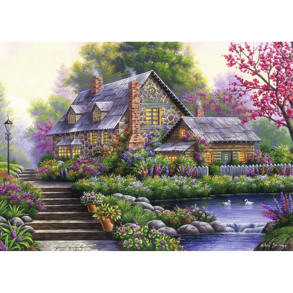 Ravensburger Puzzle »Romantisches Cottage«