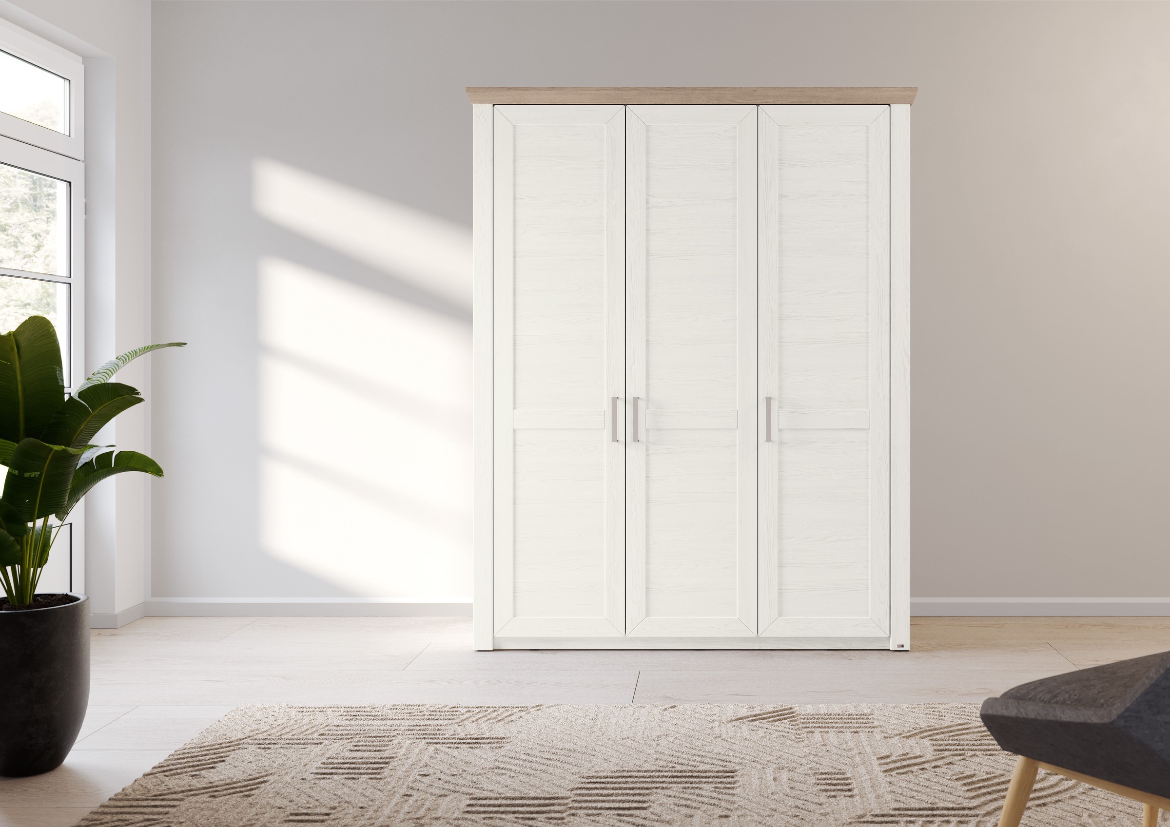set one by Musterring Kleiderschrank "York Schlafen", (1 St.), mit Holztüre günstig online kaufen