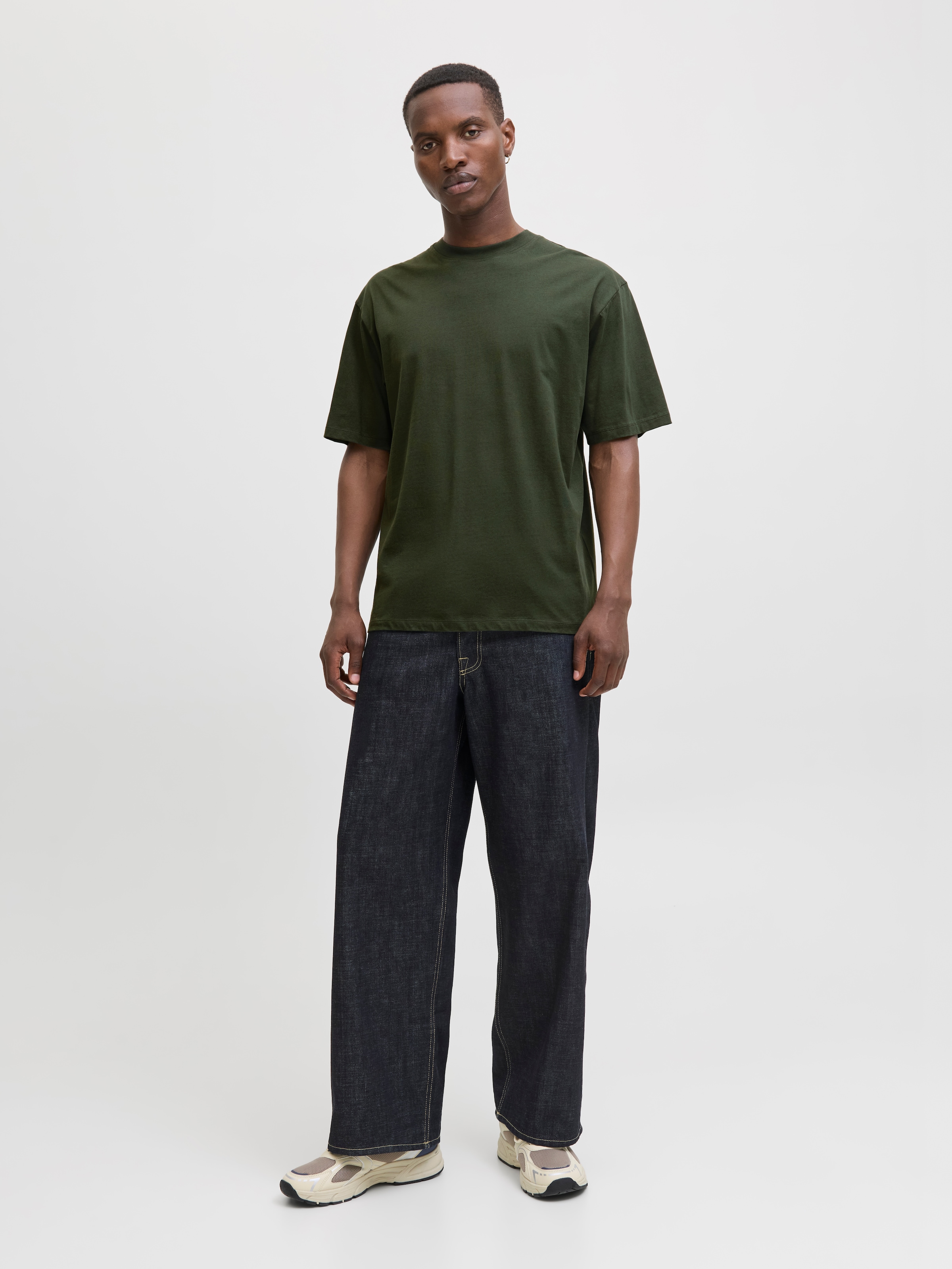 Jack & Jones Oversize-Shirt »JJEBRADLEY TEE SS O-NECK NOOS«, mit Rundhalsausschnitt