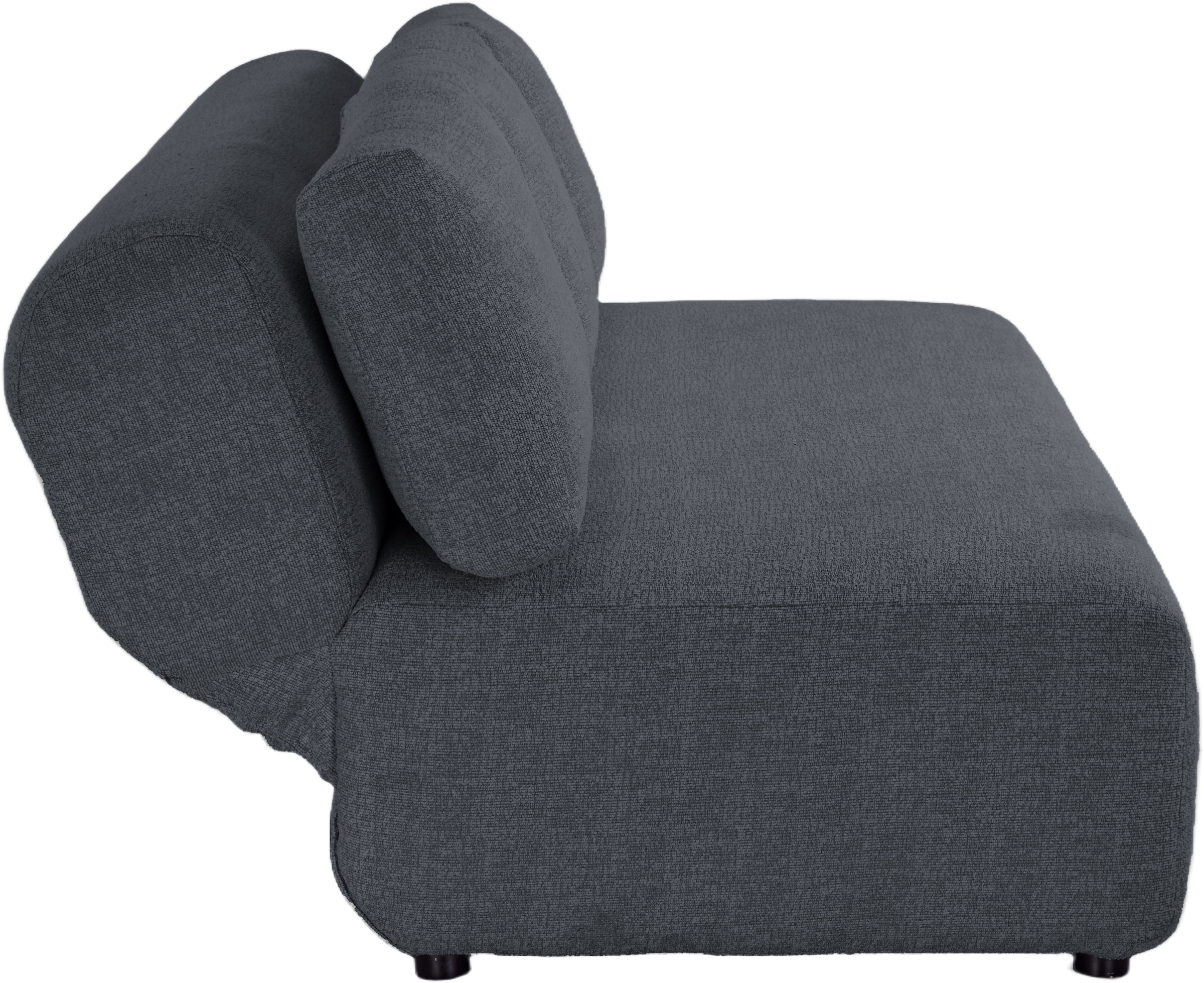 LeGer Home by Lena Gercke Schlafsofa »YLLIA 3-Sitzer (196 cm) mit verstellbarer Rückenlehne« Feiner Strukturbezug, Relax- und Bett-Funktion