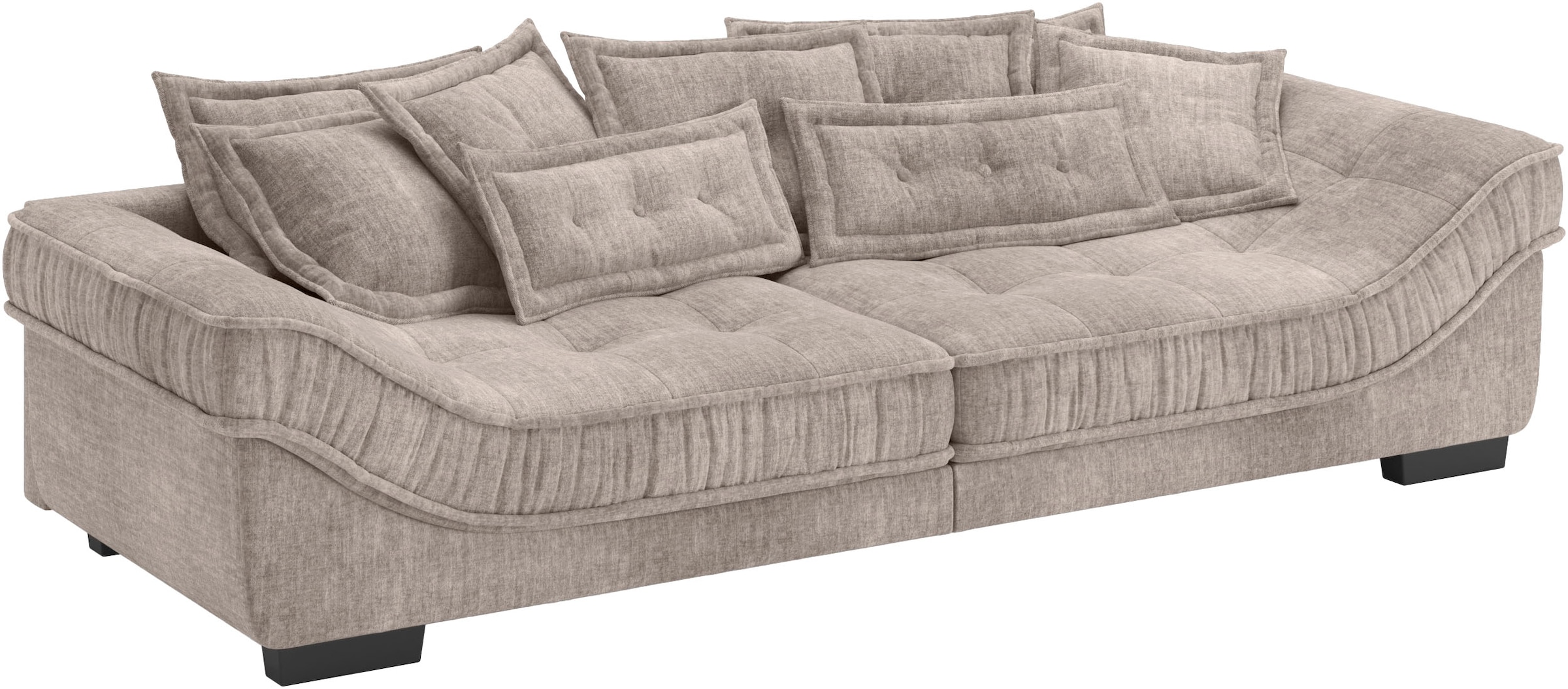 INOSIGN Big-Sofa "Diwan II DuraFlex", DuraFlex-Kaltschaumpolsterung, bis 140 kg, 4 Bezugsqualitäten