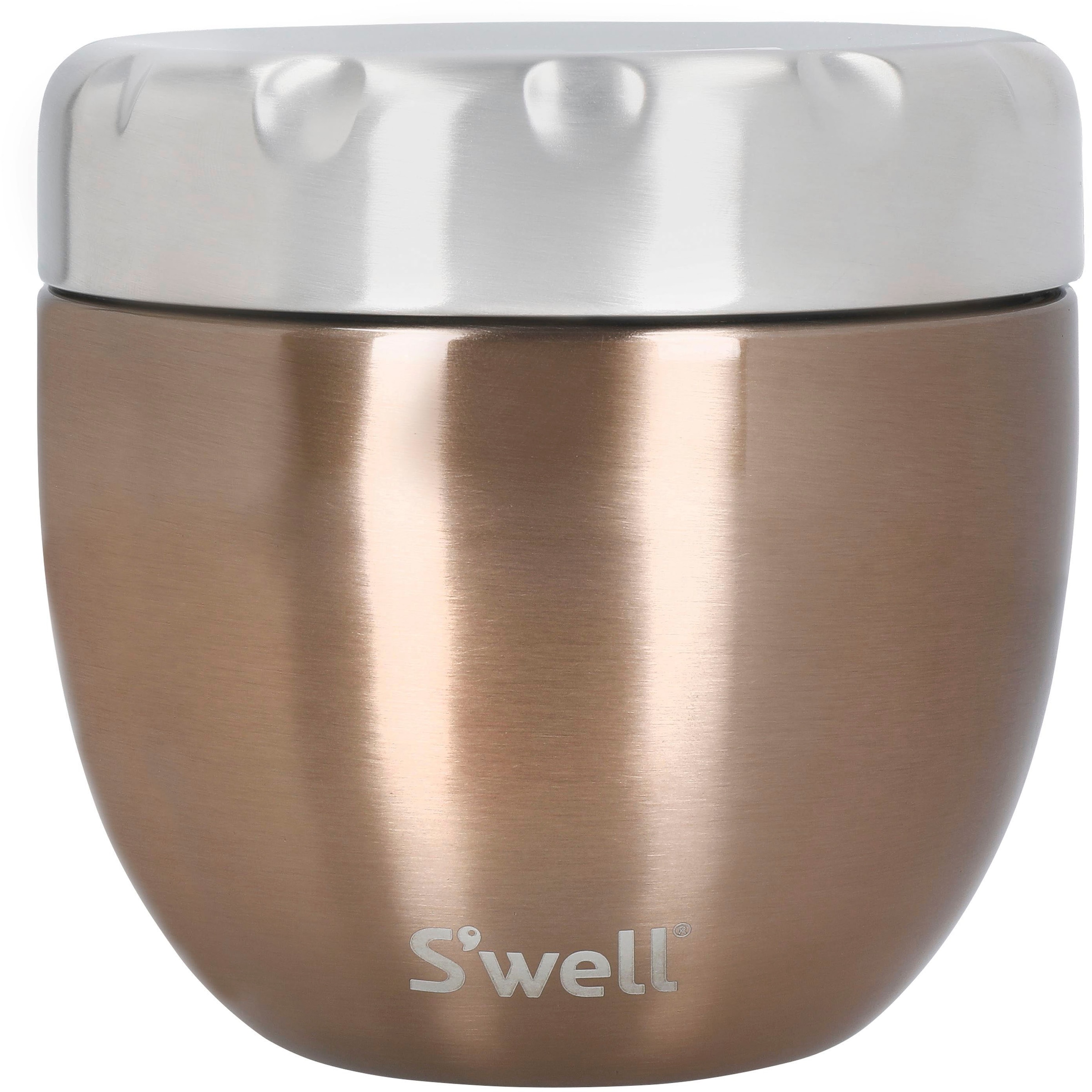 Swell Thermoschüssel "S’well Pink Topaz Eats 2-in-1 Food Bowl", 2 tlg., aus Edelstahl, Therma-Swell-Technologie mit drei