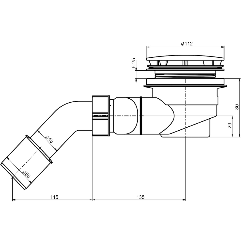 OTTOFOND Duschwanne »Set Rechteckduschwanne«, (3 St.), 1400x800/30 mm