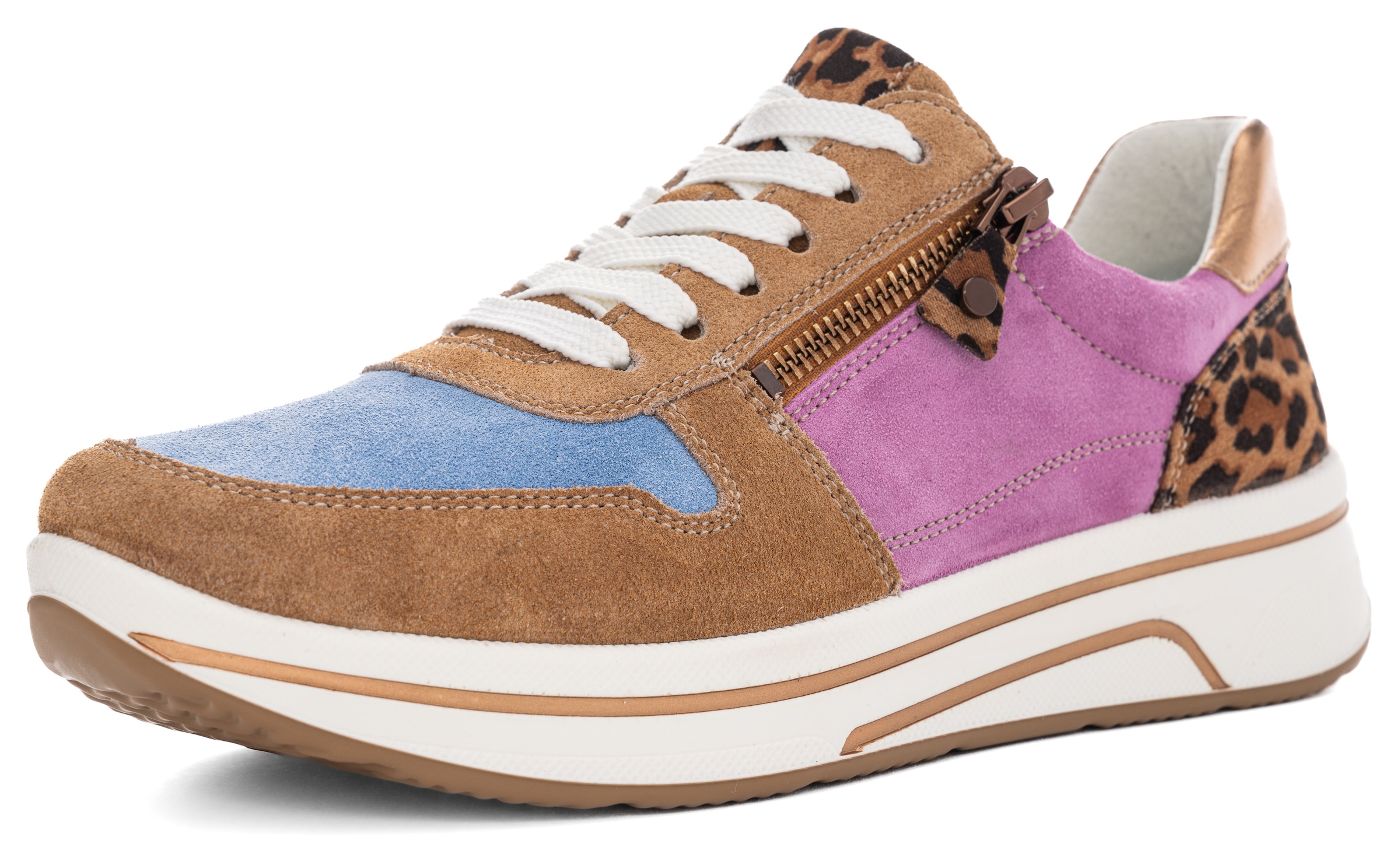 Ara Keilsneaker »SAPPORO«, Keilsneaker, Schnüschuh in Komfortweite H (= sehr weit)