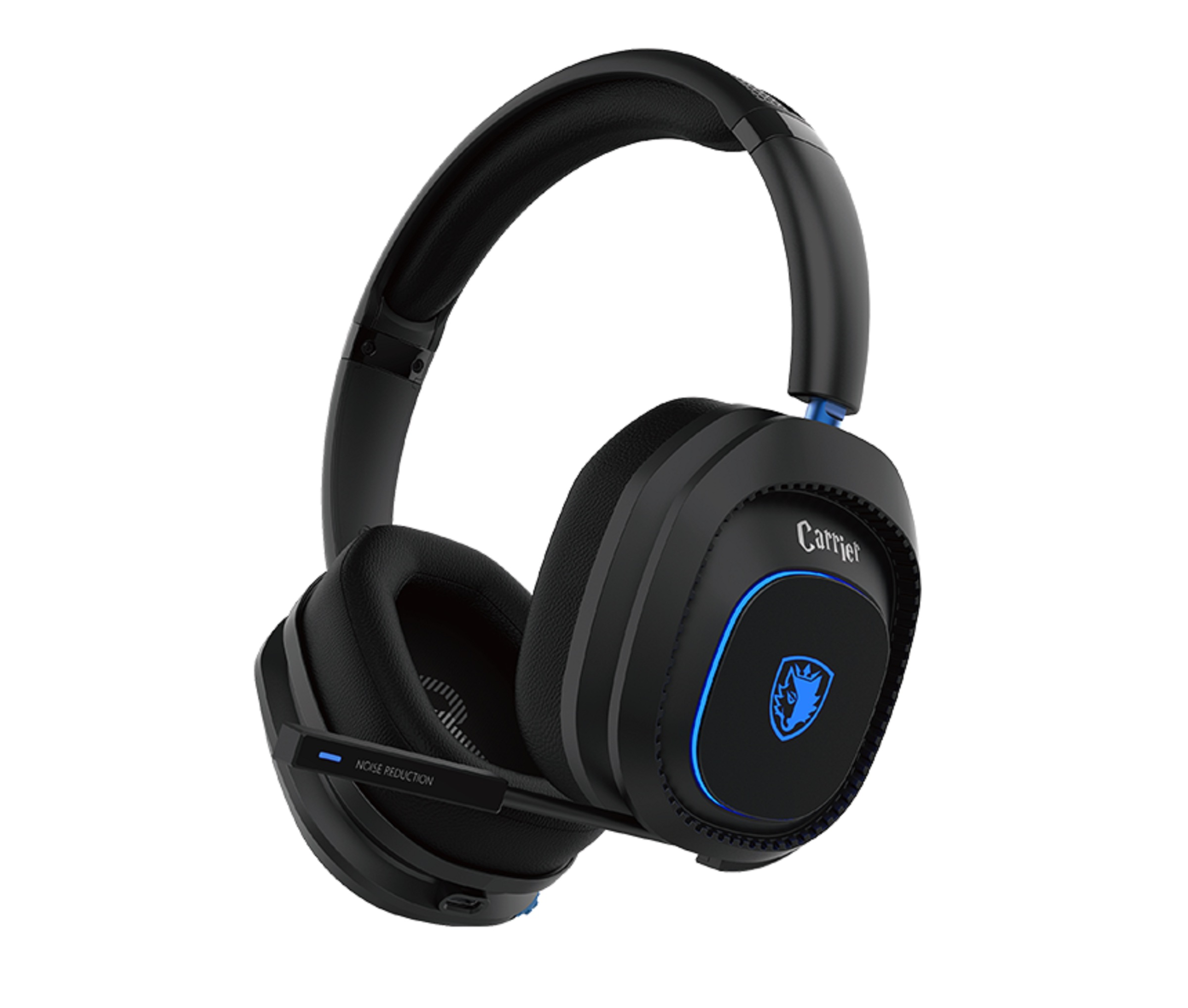 Sades Gaming-Headset »Carrier SA-203«, Rauschunterdrückung, kabellos, Stereo, Over Ear, Bluetooth 5.0, 2,4G, 3,5 mm