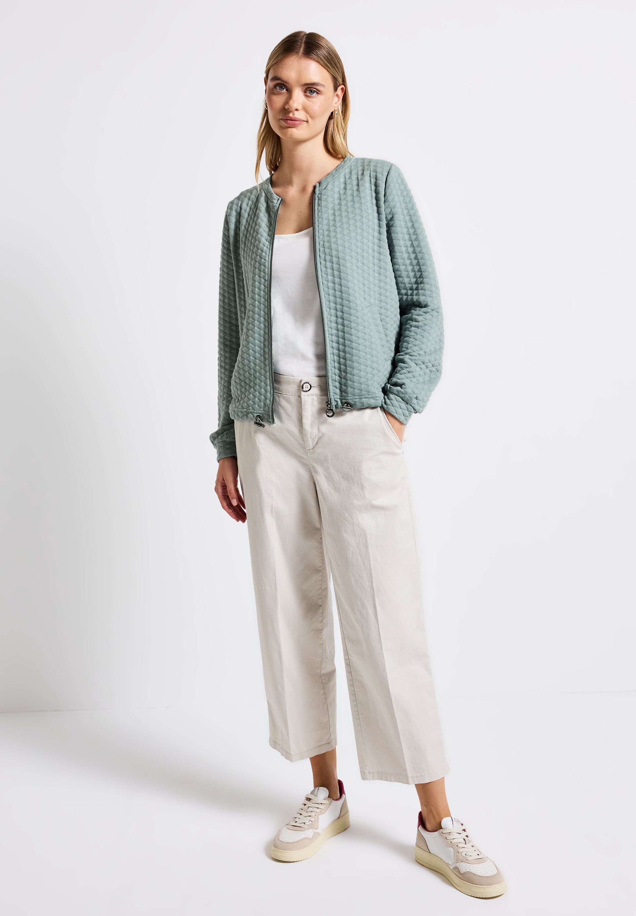 STREET ONE Cardigan, mit Struktur-Muster