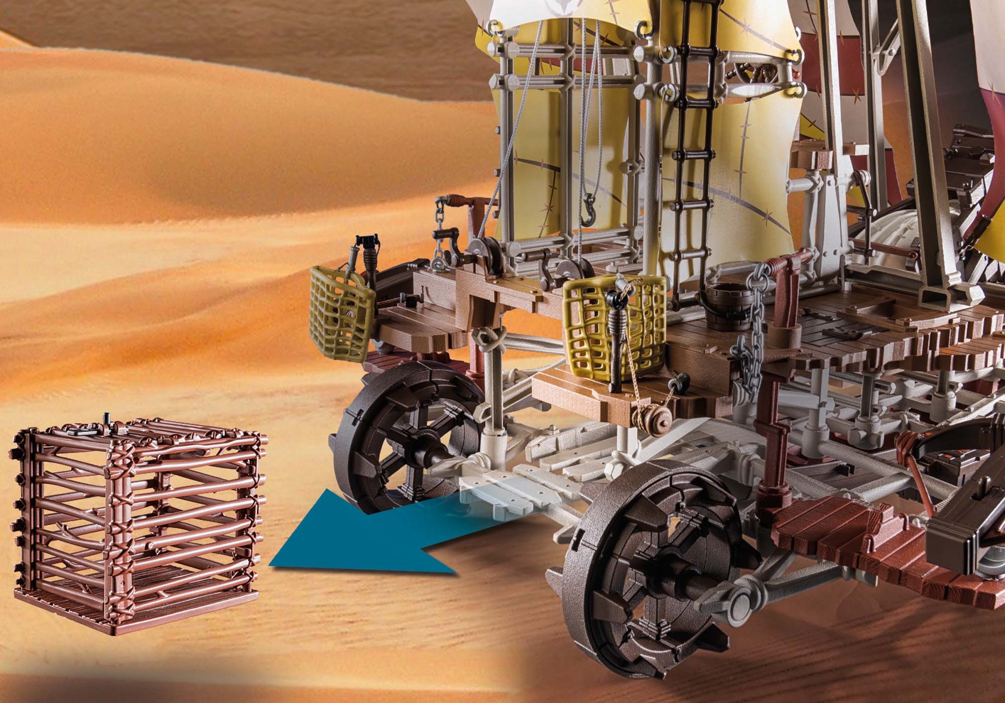 Playmobil® Konstruktions-Spielset »Sal'ahari Sands - Sandsturmbrecher (71023), Novelmore«, (233 St.), Made in Germany