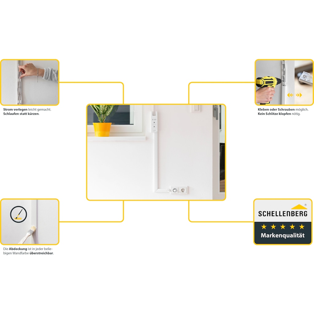 SCHELLENBERG Kabelkanal »System M Erweiterung«