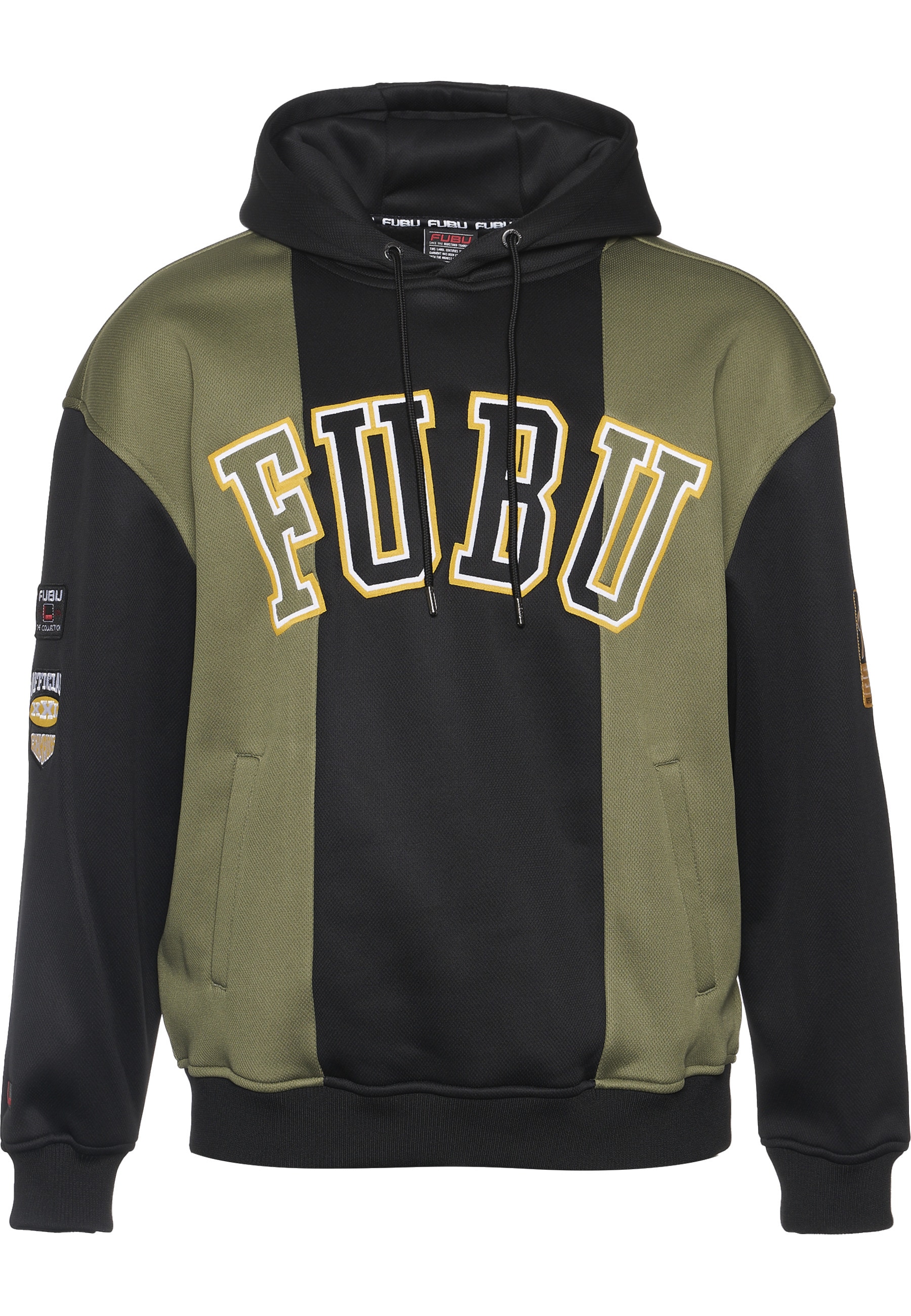 Fubu Kapuzenpullover "Fubu Herren FM234-010-1 FUBU College Block Mesh Hoodi günstig online kaufen