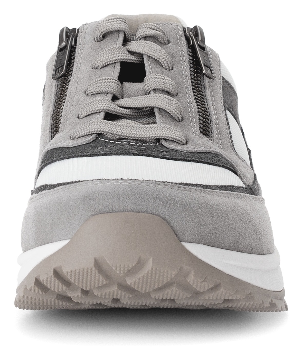 Gabor Rollingsoft Keilsneaker, Schnürschuh, Halbschuh, Freizeitschuh, Außenreißverschluss, G-Weite