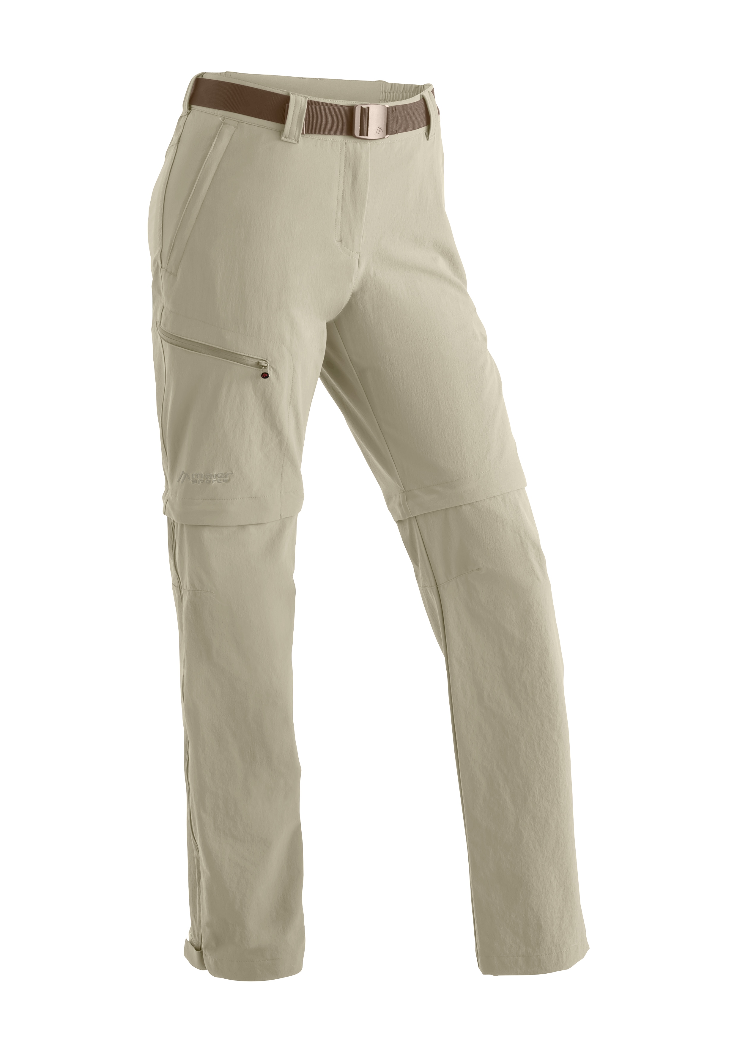 Maier Sports "Nata" Damen Zip-Off Wanderhose, atmungsaktive Trekkinghose, Regular Fit