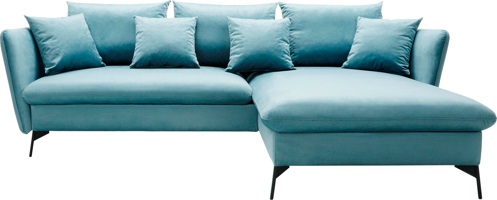 andas Ecksofa "LIVORNO,258 cm, L-Form,", Schlaffunktion u. Bettkasten (139/ günstig online kaufen